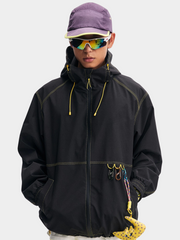 EchoDeck - Teflon® Triple-Defense Colorblock Drawstring Jacket