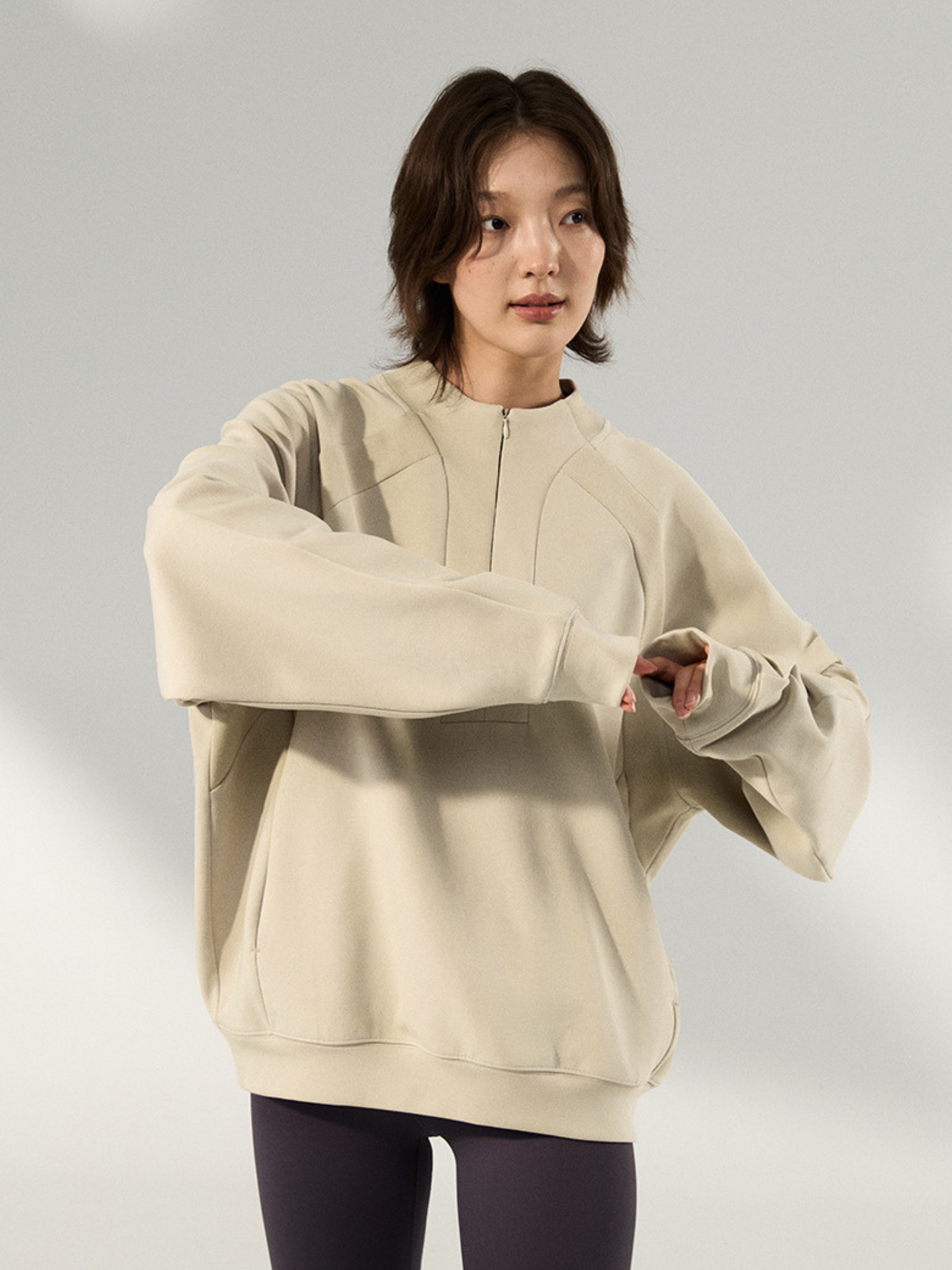 Valon - Unisex LYCRA® Stretch Half-Zip Sweatshirt