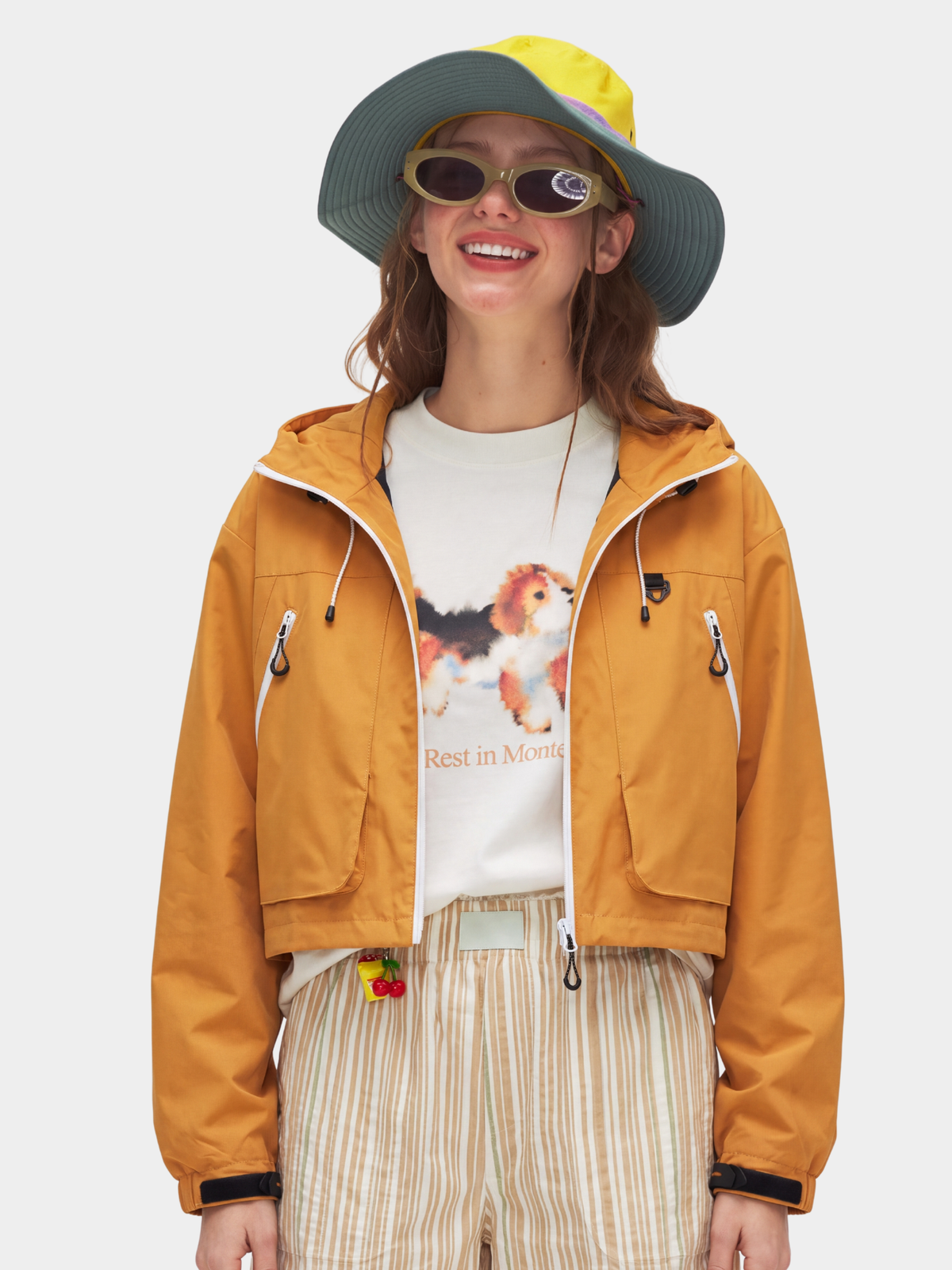 Castgear - Women's Water-Repellent Breathable Cropped Jacket