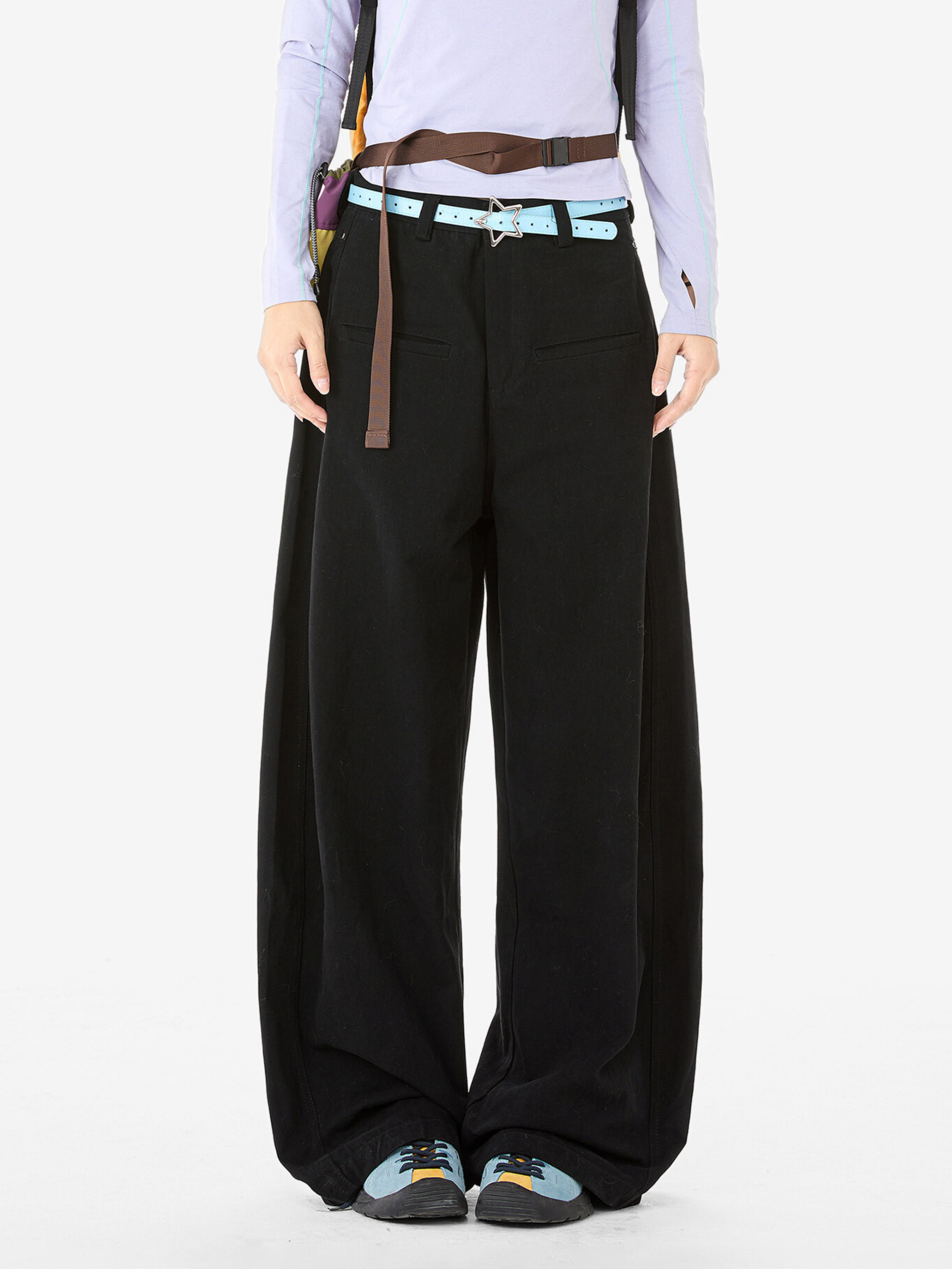 Longtrail - Women's Cotton Wide-Leg Straight Pants