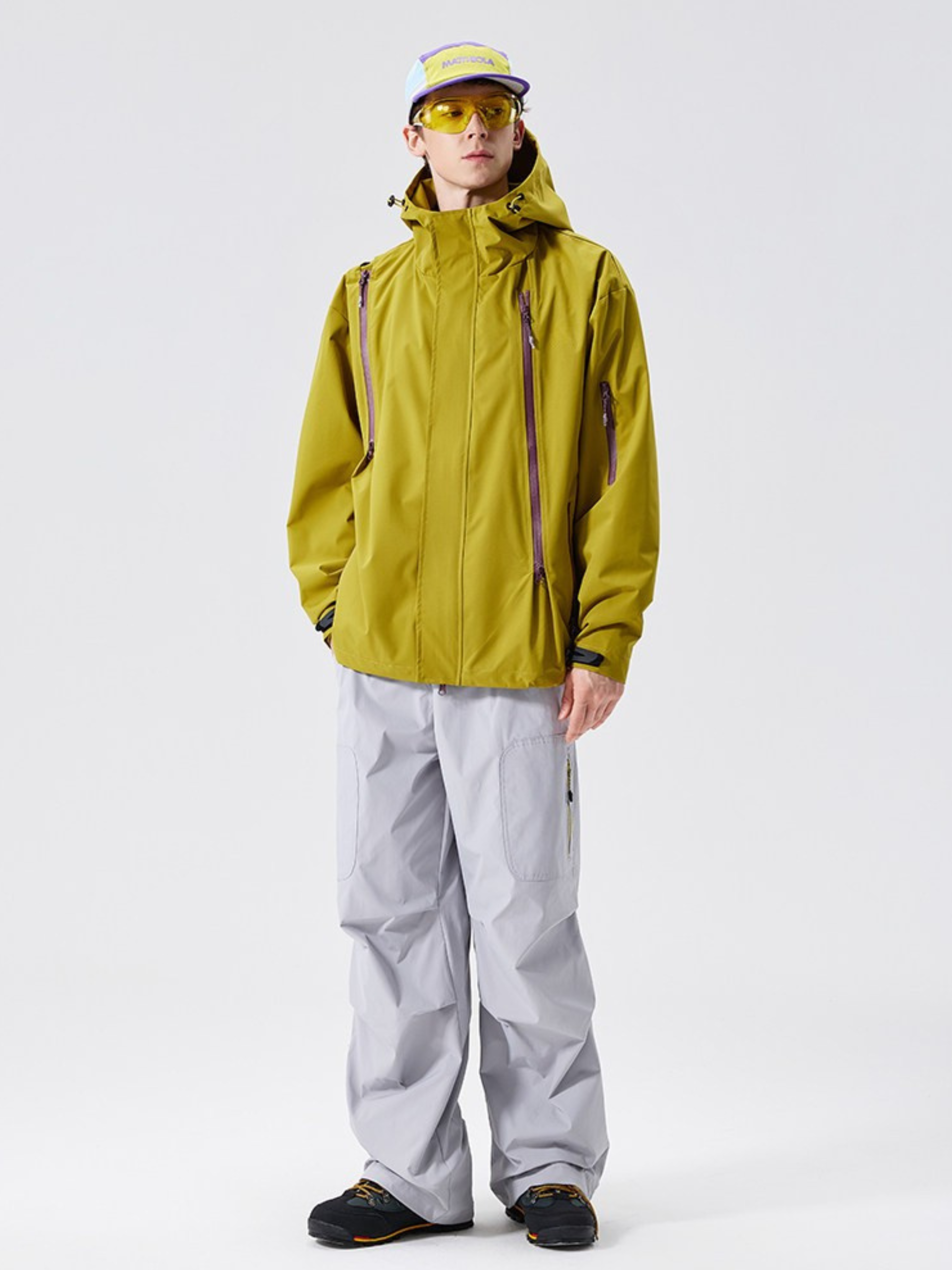 Nightpath - Unisex Water-Repellent Windproof Utility Shell Jacket