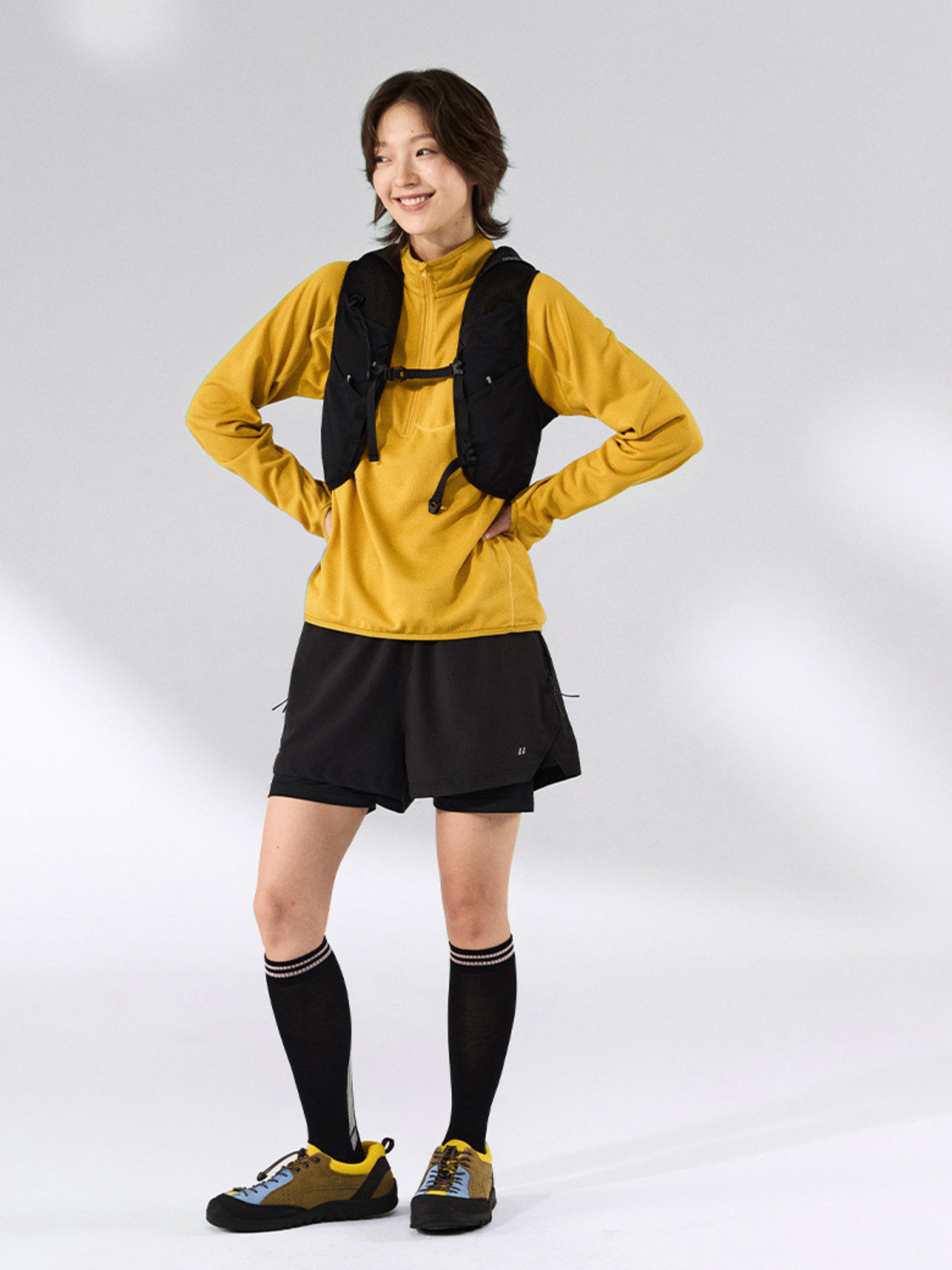 Shadowfern - Lightweight Thermal Half-Zip Sweatshirt