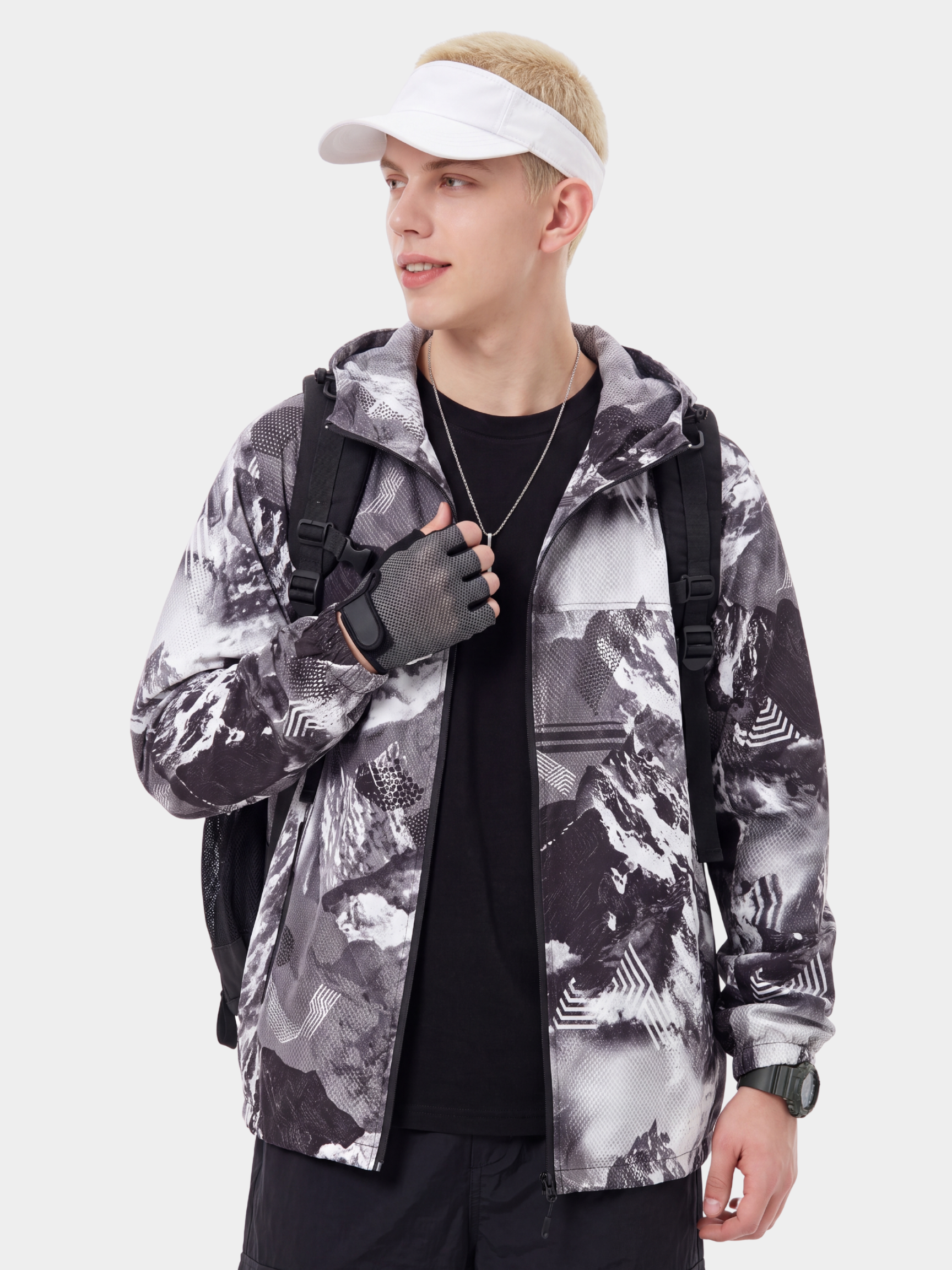 RayVeil - Men's UPF 100+ Lightweight Cooling Sun Protection Jacket