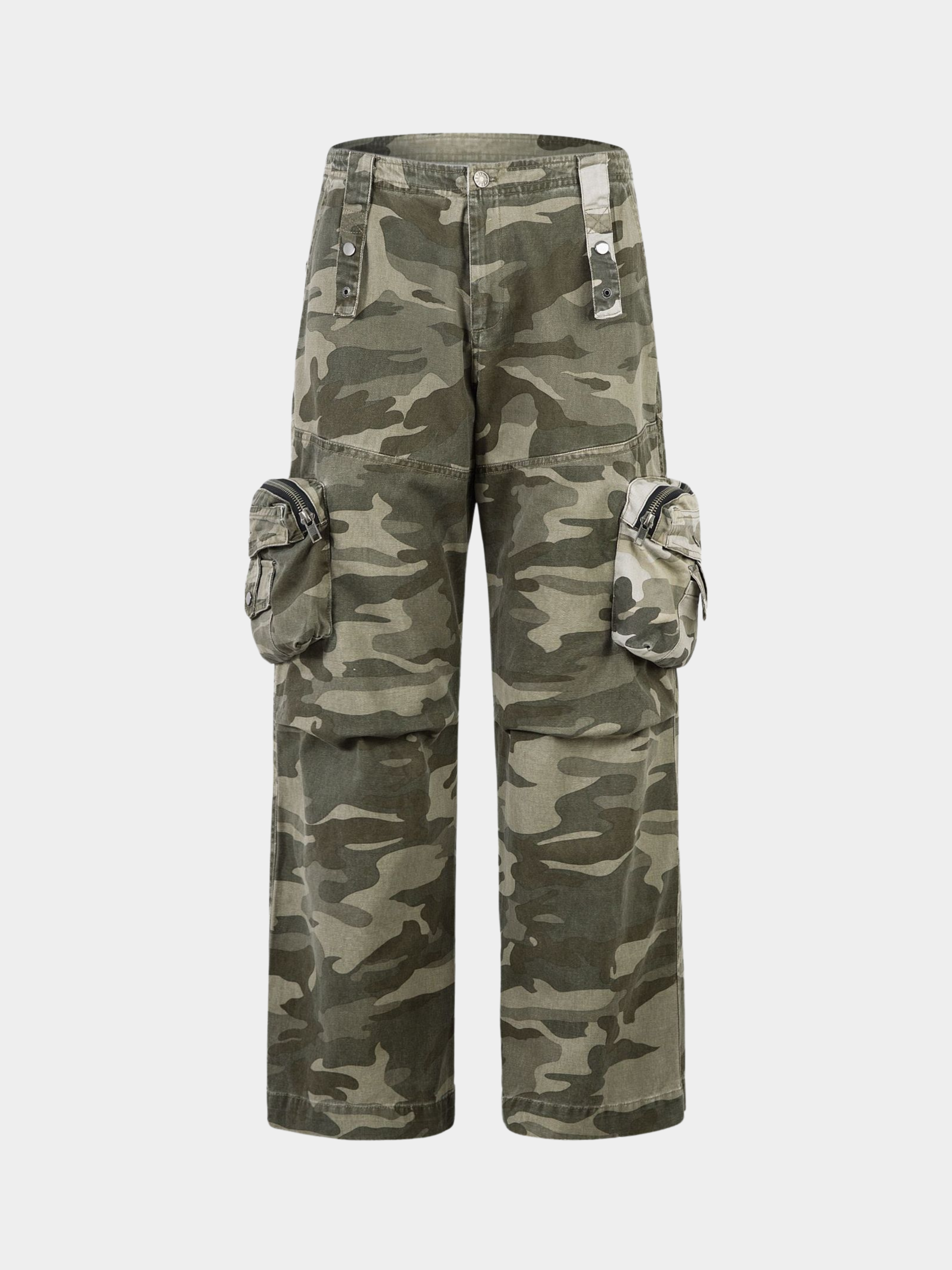 SafePack - Men's Camo 3D Pocket Cargo Pants GONGGAR SPORTS