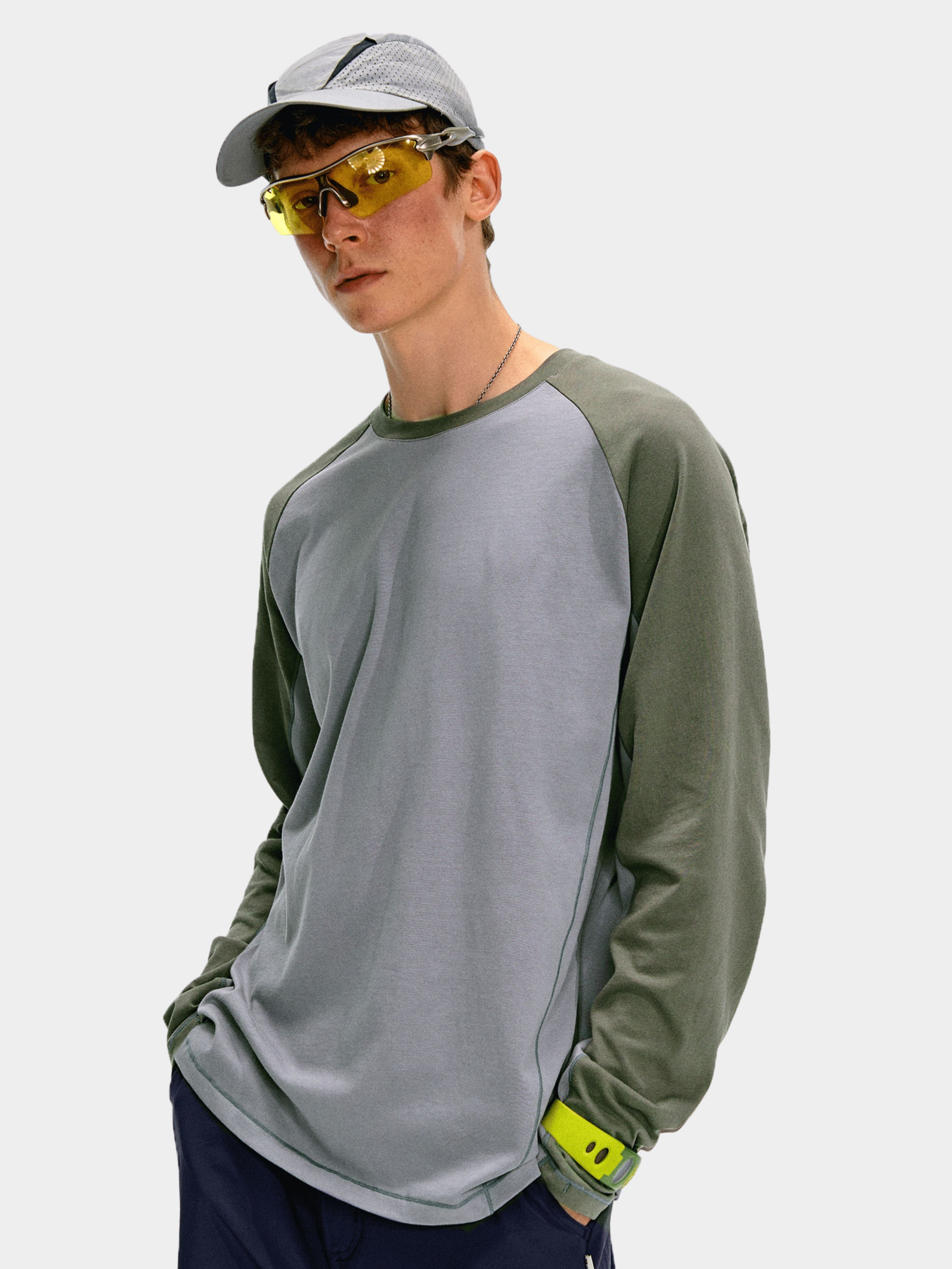 Ravenspring - Men's Antibacterial Moisture-Wicking Long-Sleeve T-Shirt