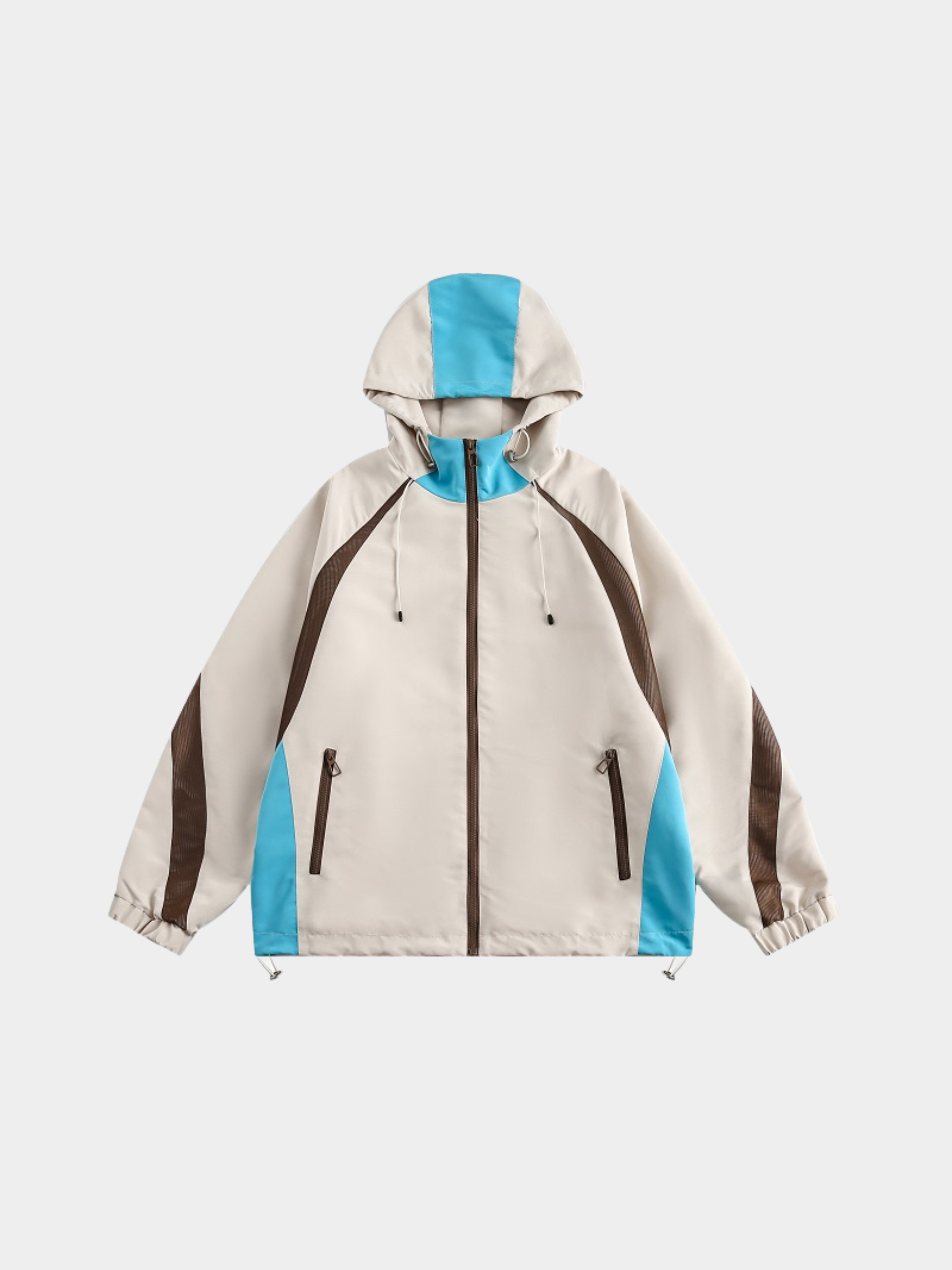 AshDrop - Unisex Waterproof Colorblock Shell Jacket GONGGAR SPORTS
