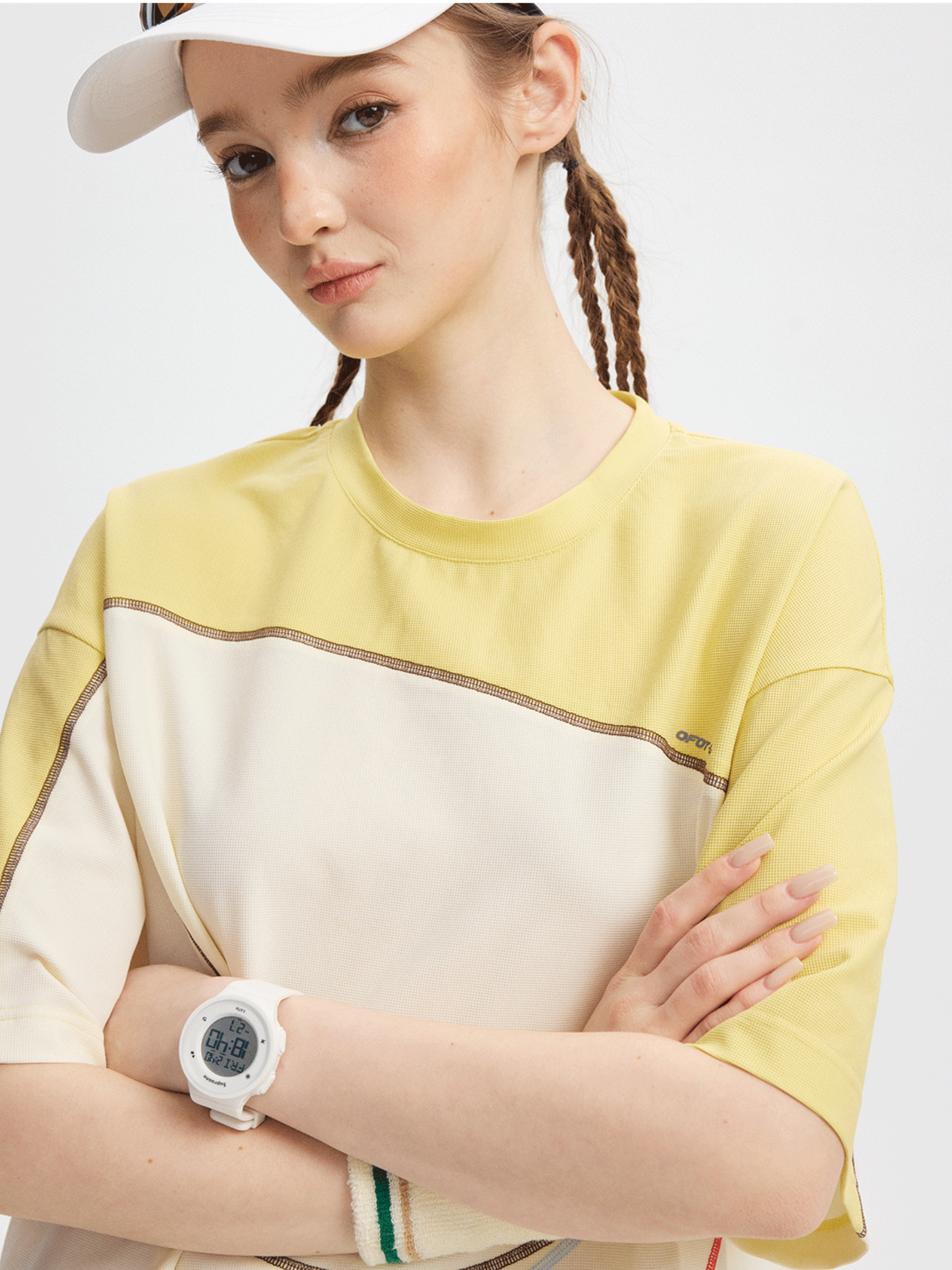 SwiftMove - Women's Quick-Dry Contrast Panel Performance T-Shirt