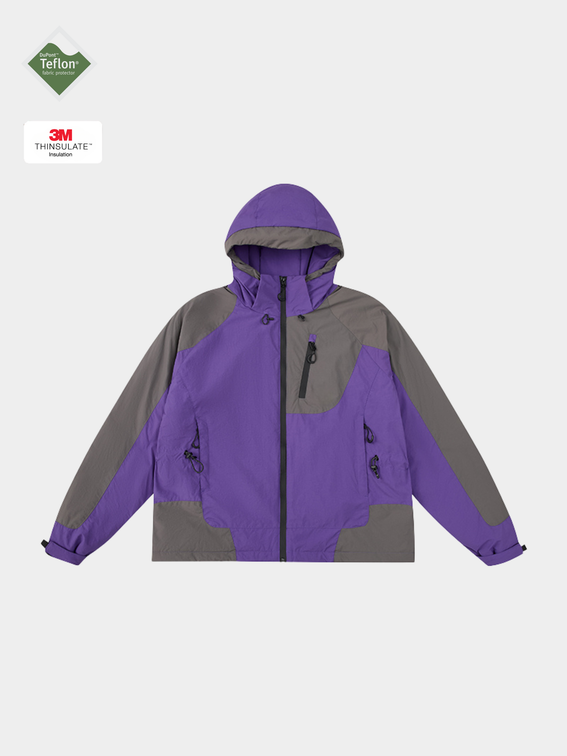 AshLife - Unisex Teflon Waterproof Windproof Insulated Jacket GONGGAR SPORTS