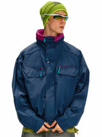 Driftcrest - Men's Colorblock Waterproof Windbreaker Jacket