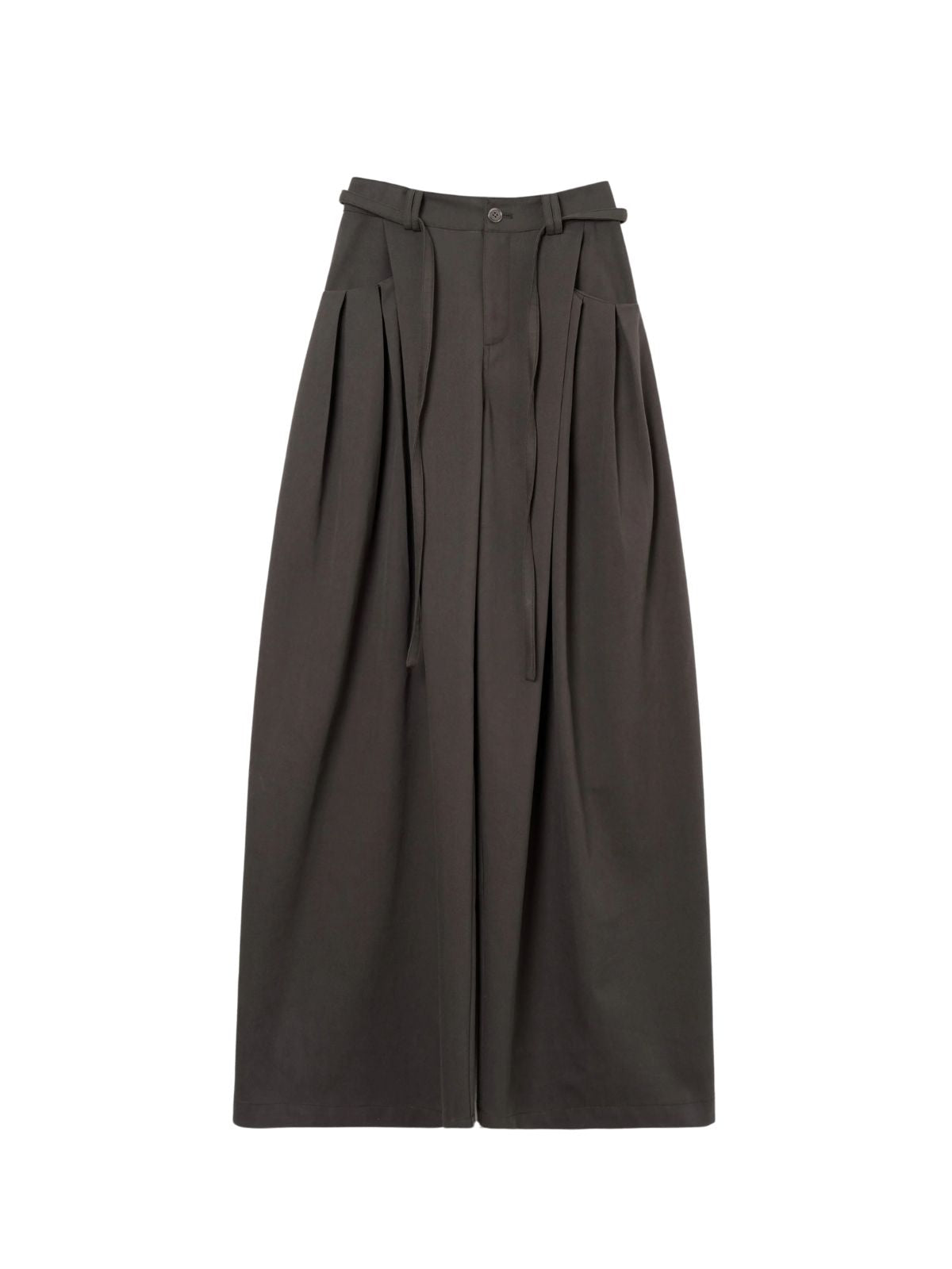 Fieldcast - Women's Drawstring Waist Pleated Pocket Straight-Leg Pants