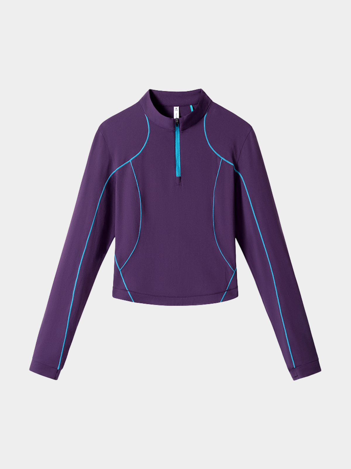 Frostthorn - Women's Half-Zip Mock Neck Yoga & Training Long Sleeve Tee