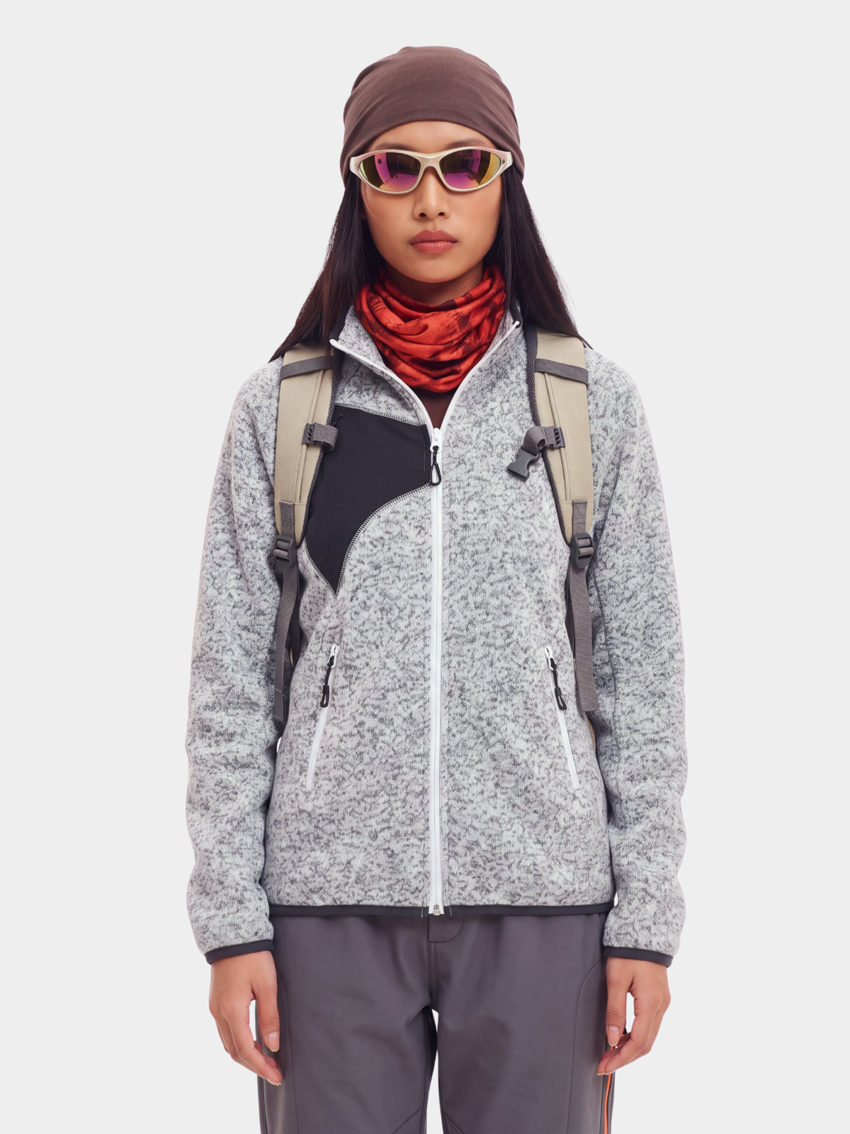 EdgeGlide - Unisex Wrinkle-Resistant Lightweight Thermal Fleece Jacket