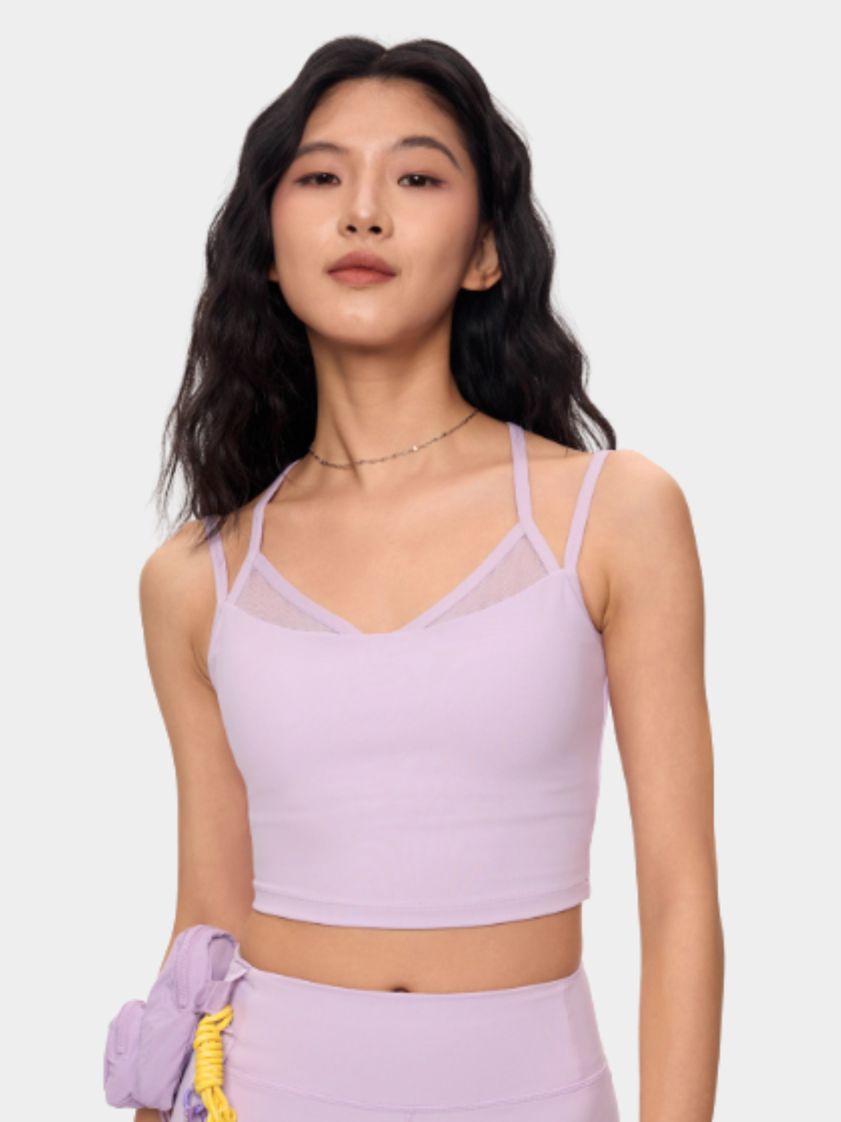 Canyonbluff - Women's 2-in-1 Built-In Bra Sports Tank Top