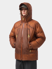 Dawntrail - Unisex 90% White Duck Down Hooded Insulated Jacket