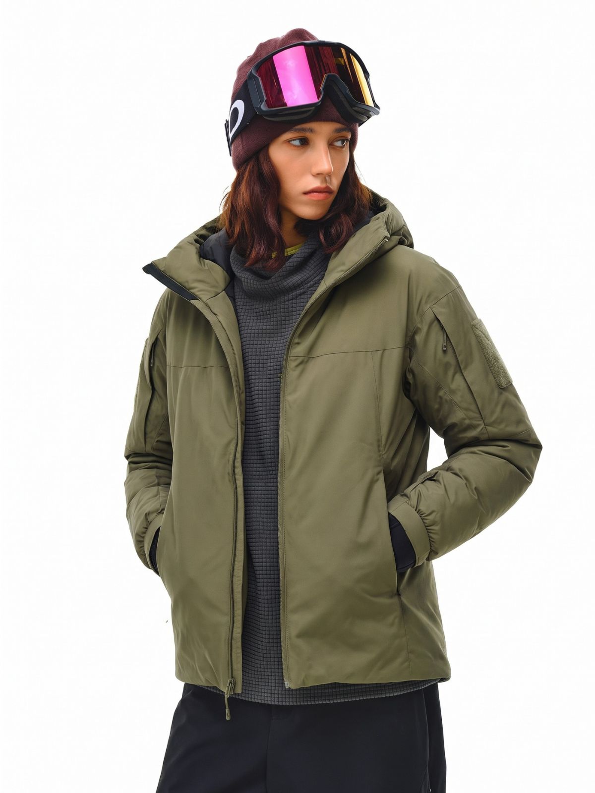 Barkcrack - Lightweight Wind-Resistant Hooded Insulated Jacket