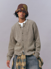 Embercrag - Unisex Crewneck Distressed Knit Sweater