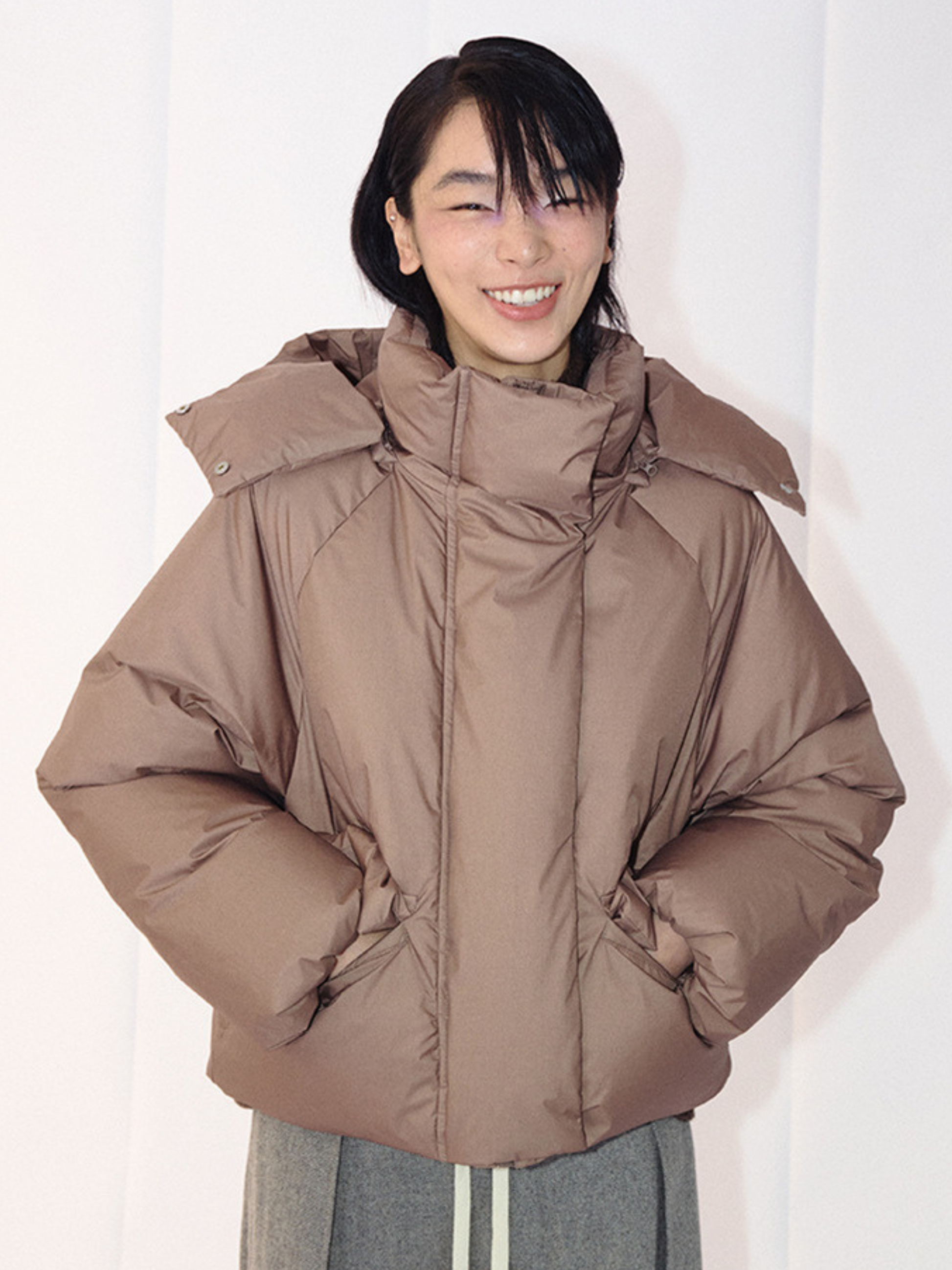RavenTop - Women’s Detachable Hooded Short Puffer Jacket GONGGAR SPORTS
