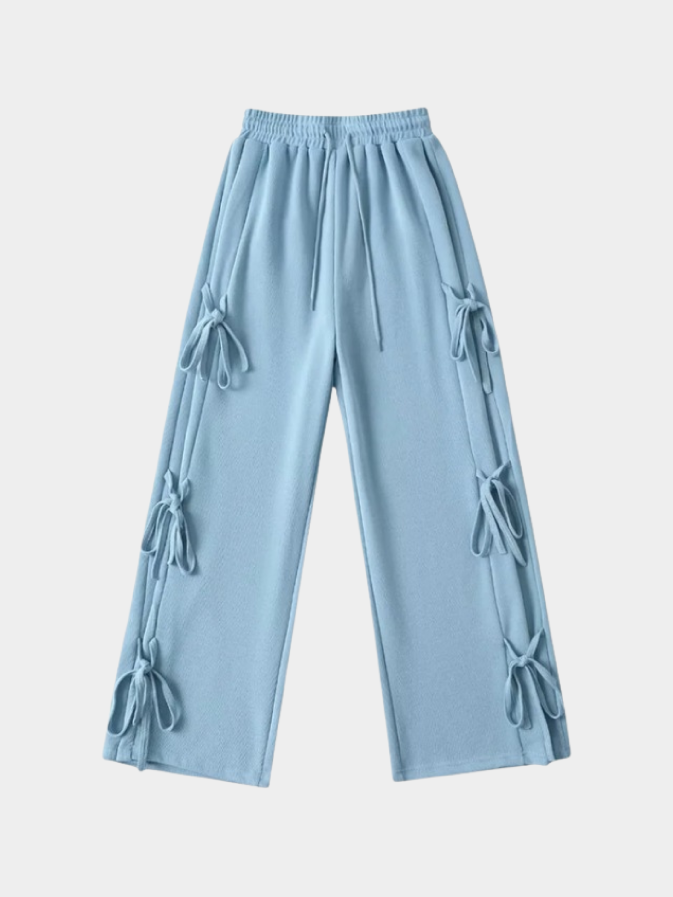 ThornPort - Women's Elastic Waist Butterfly Bow Loose Pants