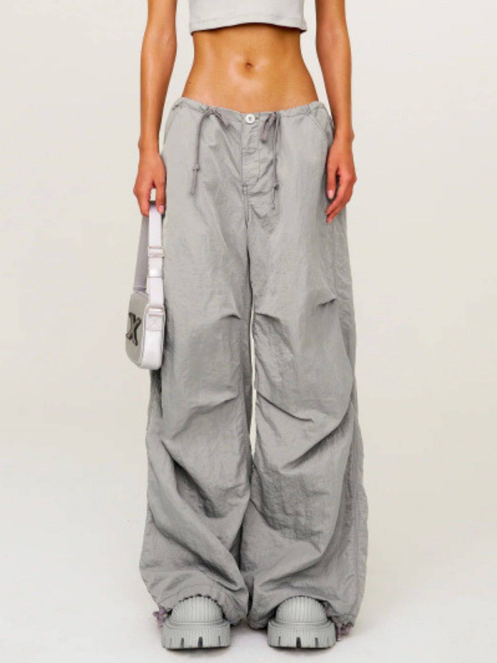 WolfStep - Women's Drawstring Wide-Leg Sports Pants