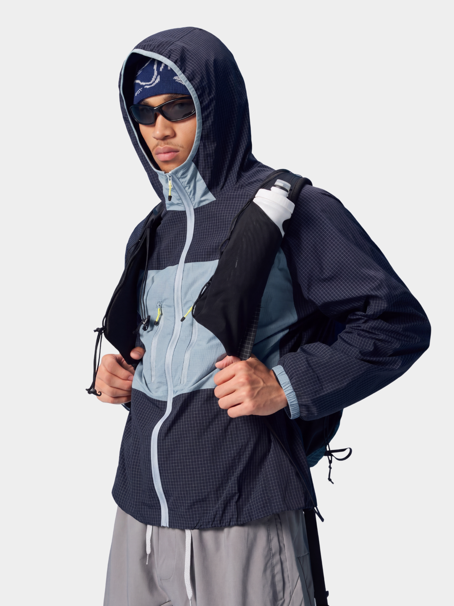LiteVeil - Water-Repellent Lightweight Breathable Color-Block Jacket