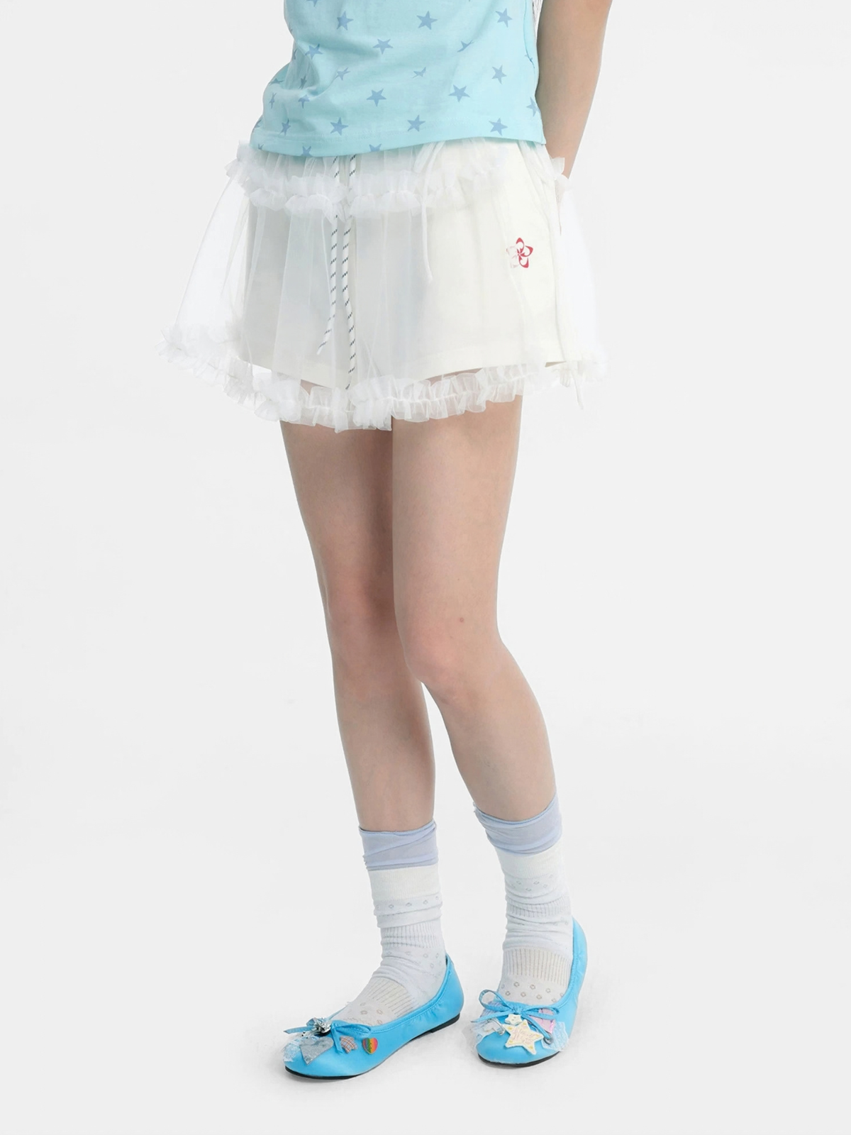 BowDrift - Bow Star Patchwork Ballet Flats