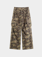 GlideBag - Men's Camo Flare Denim Pants GONGGAR SPORTS