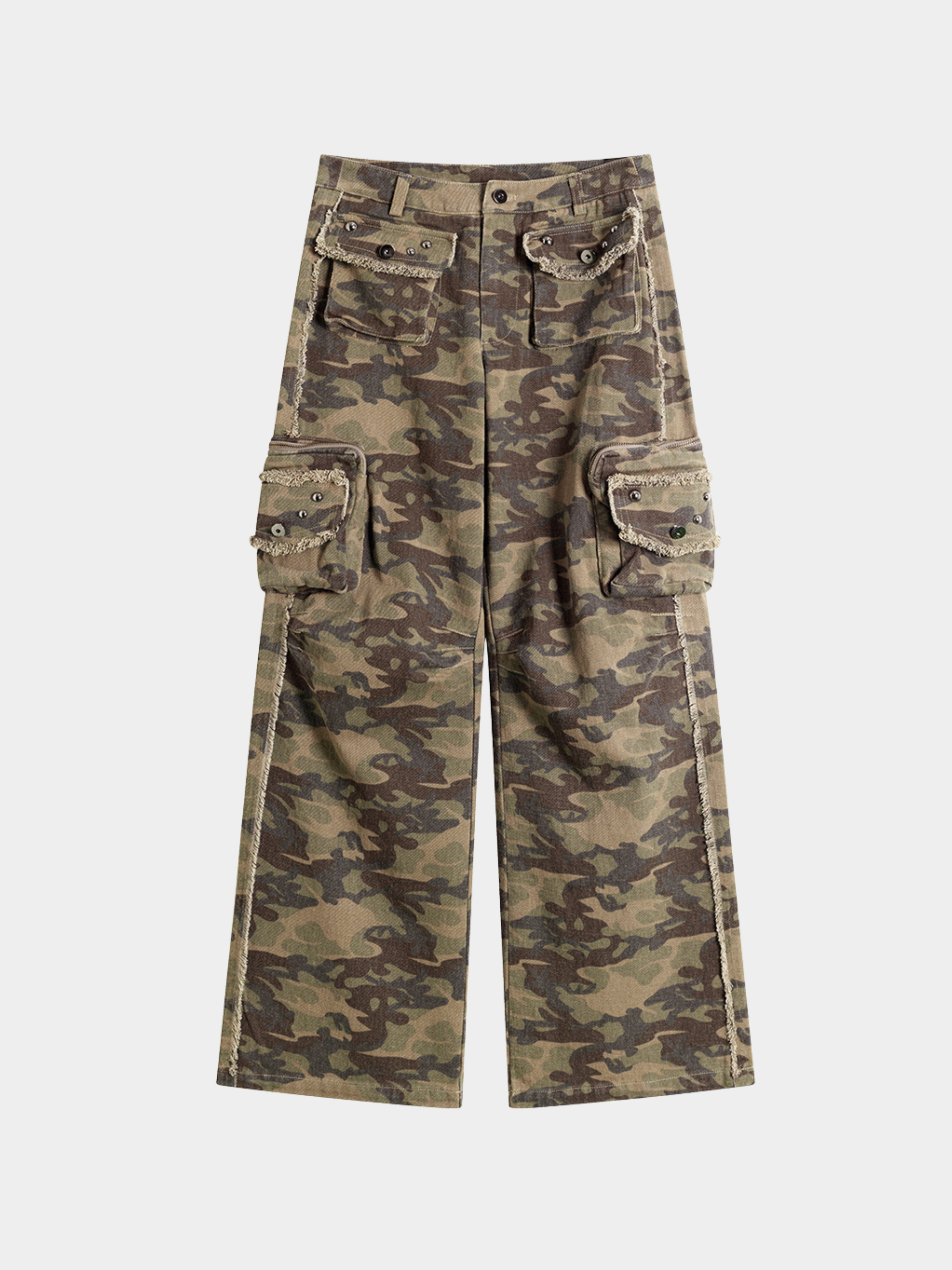 GlideBag - Men's Camo Flare Denim Pants GONGGAR SPORTS