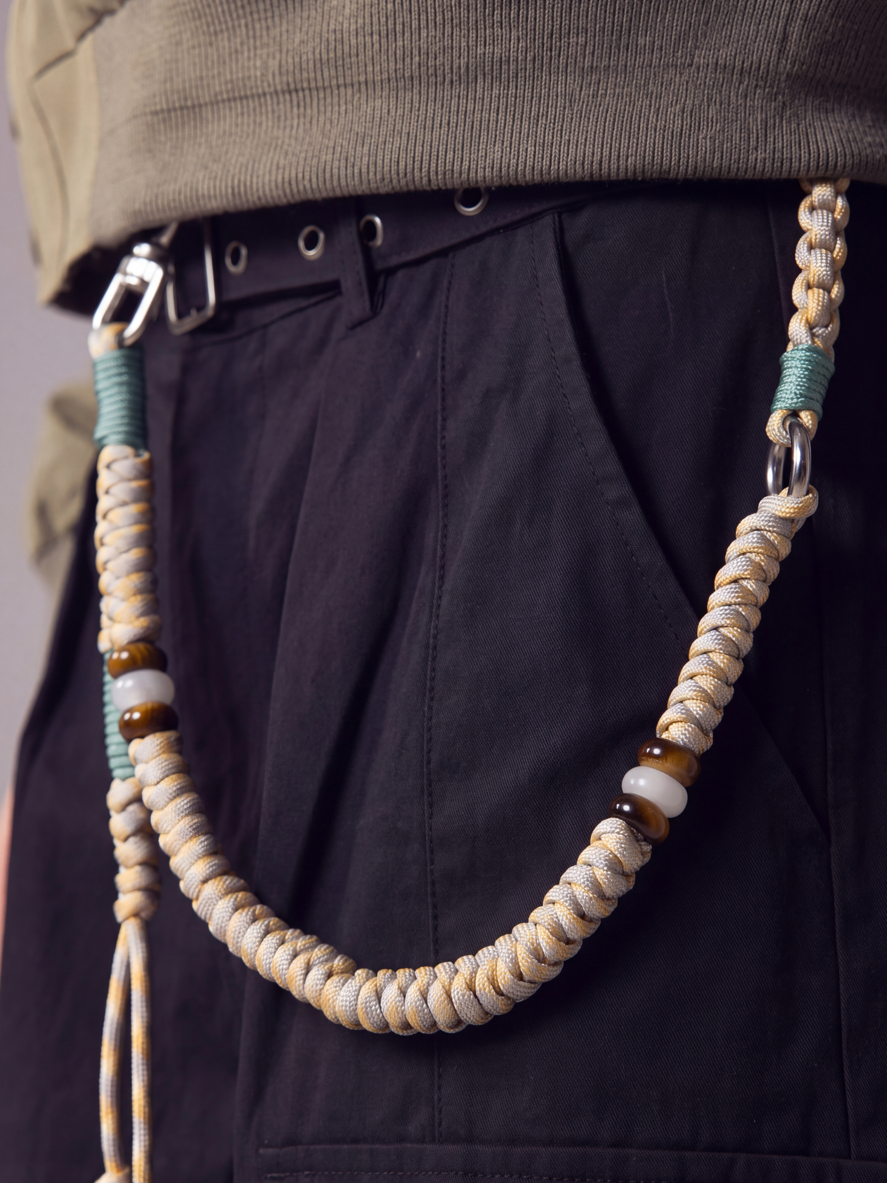 ChainSway - Woven Metal-Clasp Pants Chain