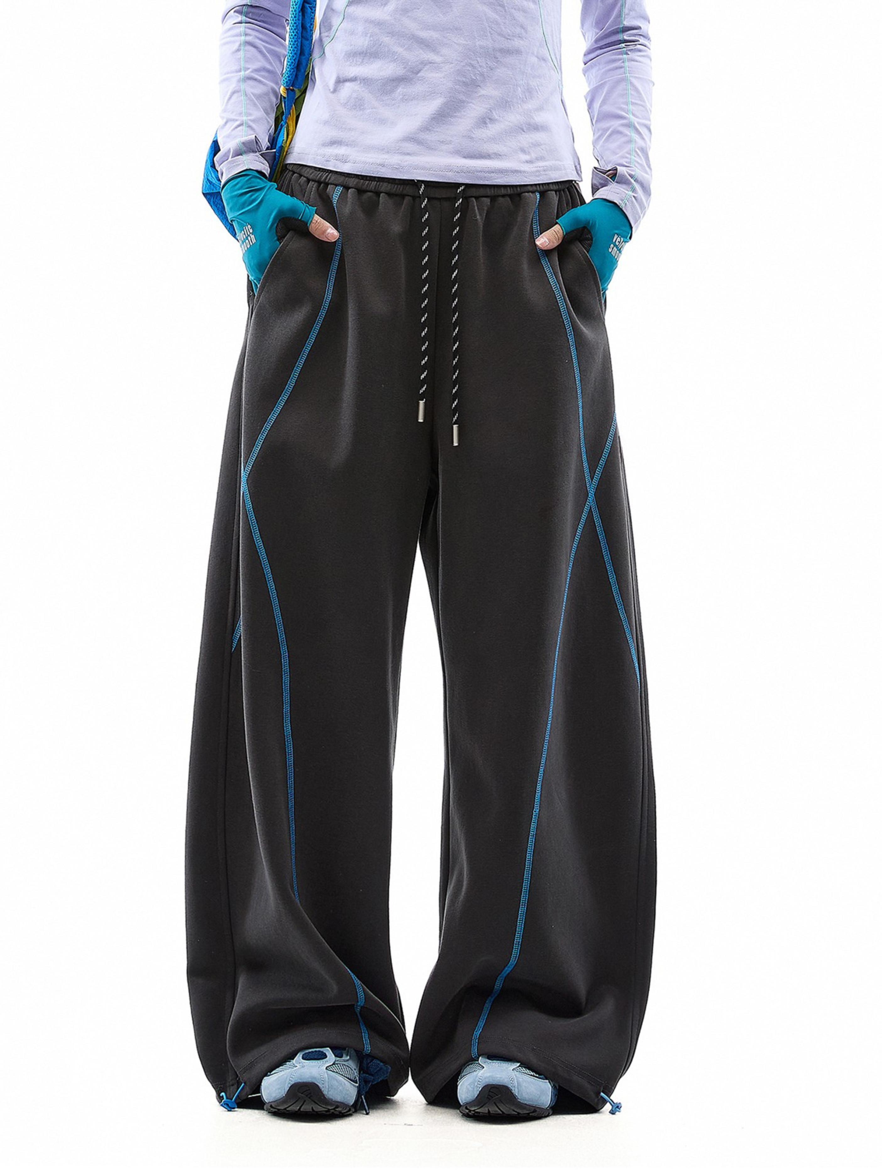 Stormgale - Women's Color-Block Straight-Leg Sweatpants