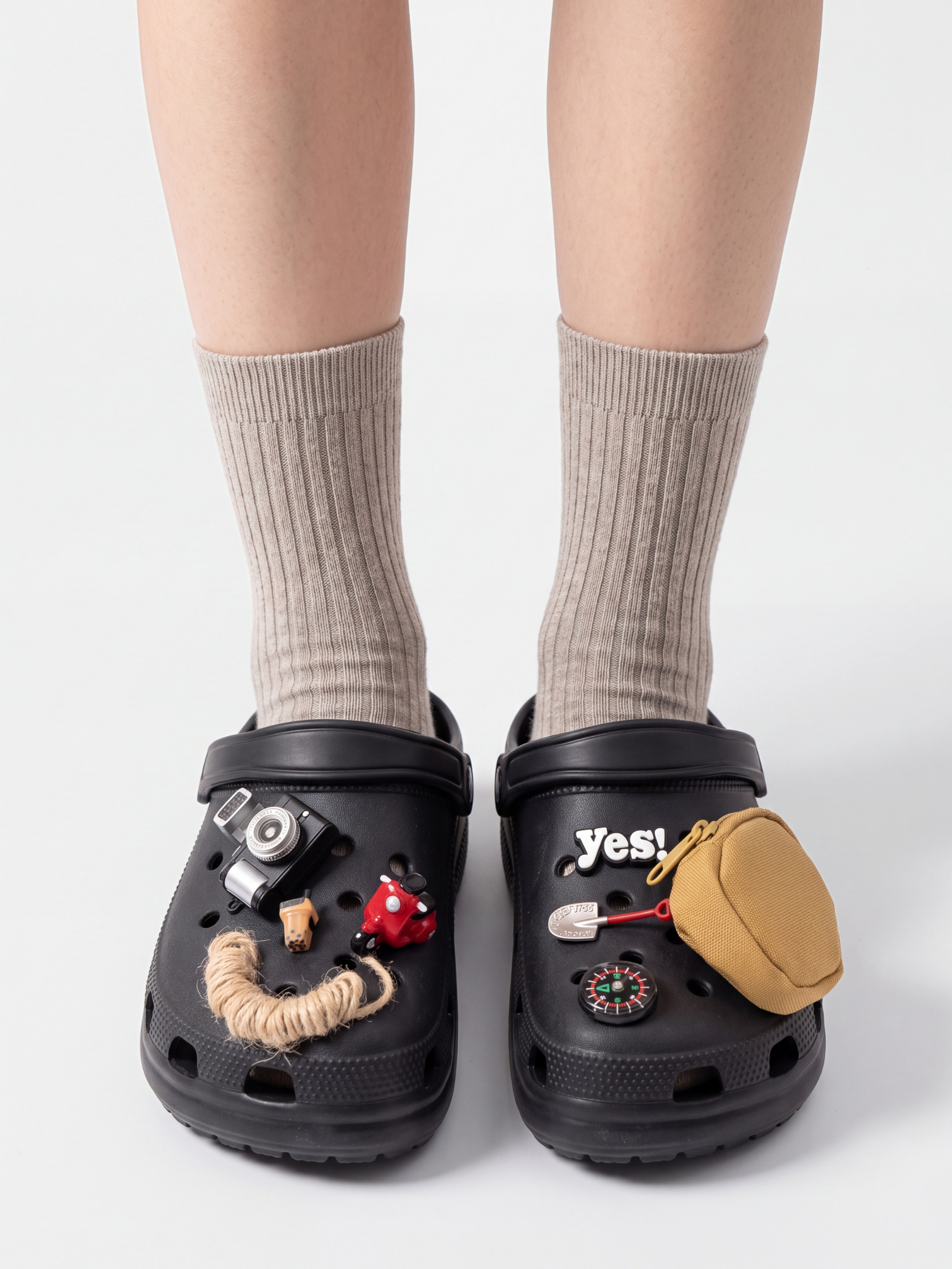 DewBud - Camping-Inspired Removable Shoe Charms