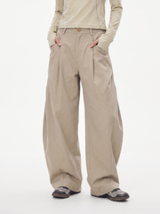Fieldrest - Women's Side-Pleated Curved-Leg Pants