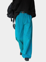 Alpine - Women's Corduroy Wide-Leg Straight Pants