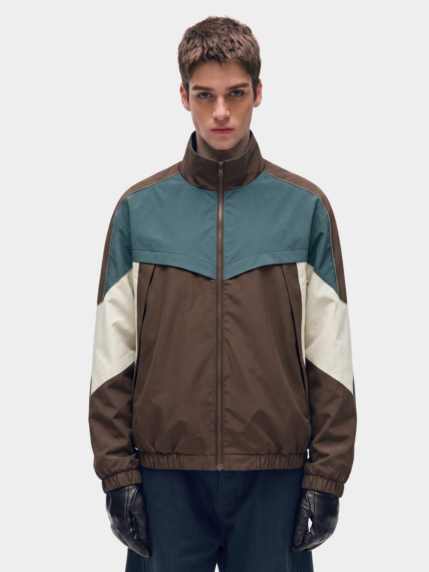 EcoFlask - Men's Retro Color-Block Water-Repellent Jacket