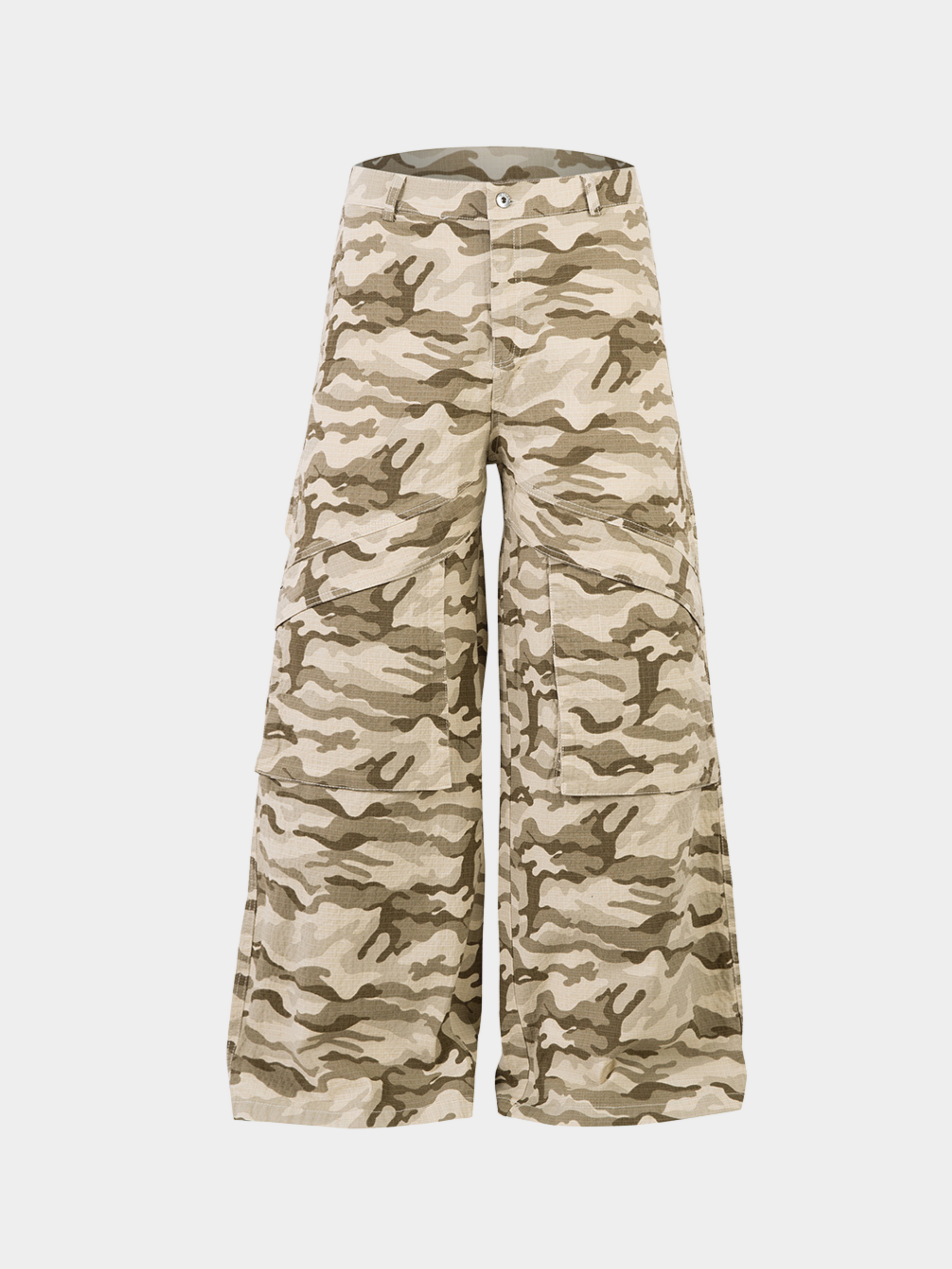 HeatLamp - Men's Loose Camo Wide-Leg Pants GONGGAR SPORTS