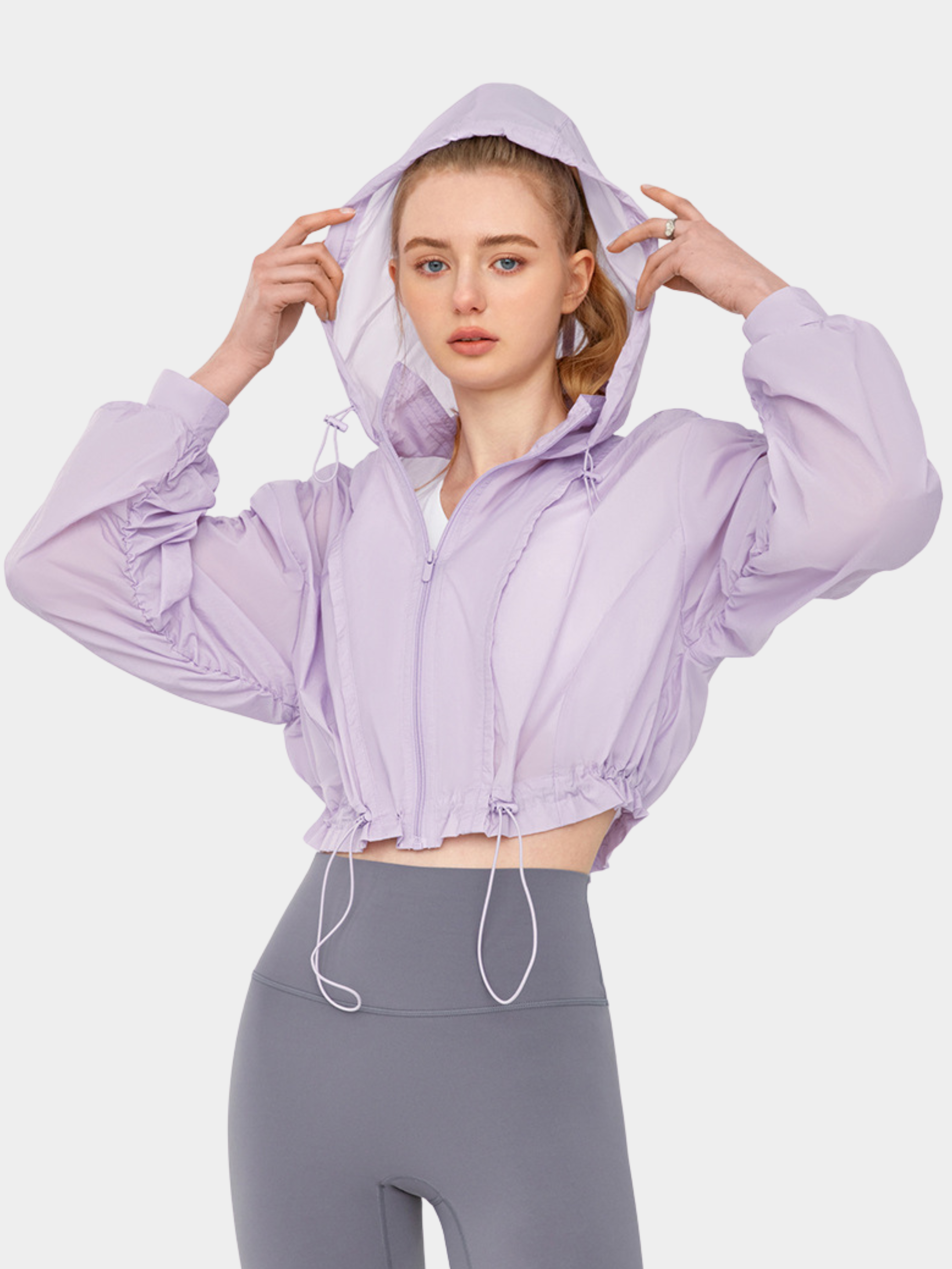 MesaCrate - Women's Lightweight Breathable Waist-Adjustable Jacket GONGGAR SPORTS
