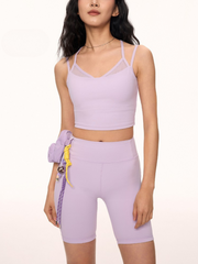 Cougarloop - Women’s High-Waist Compression Yoga Shorts