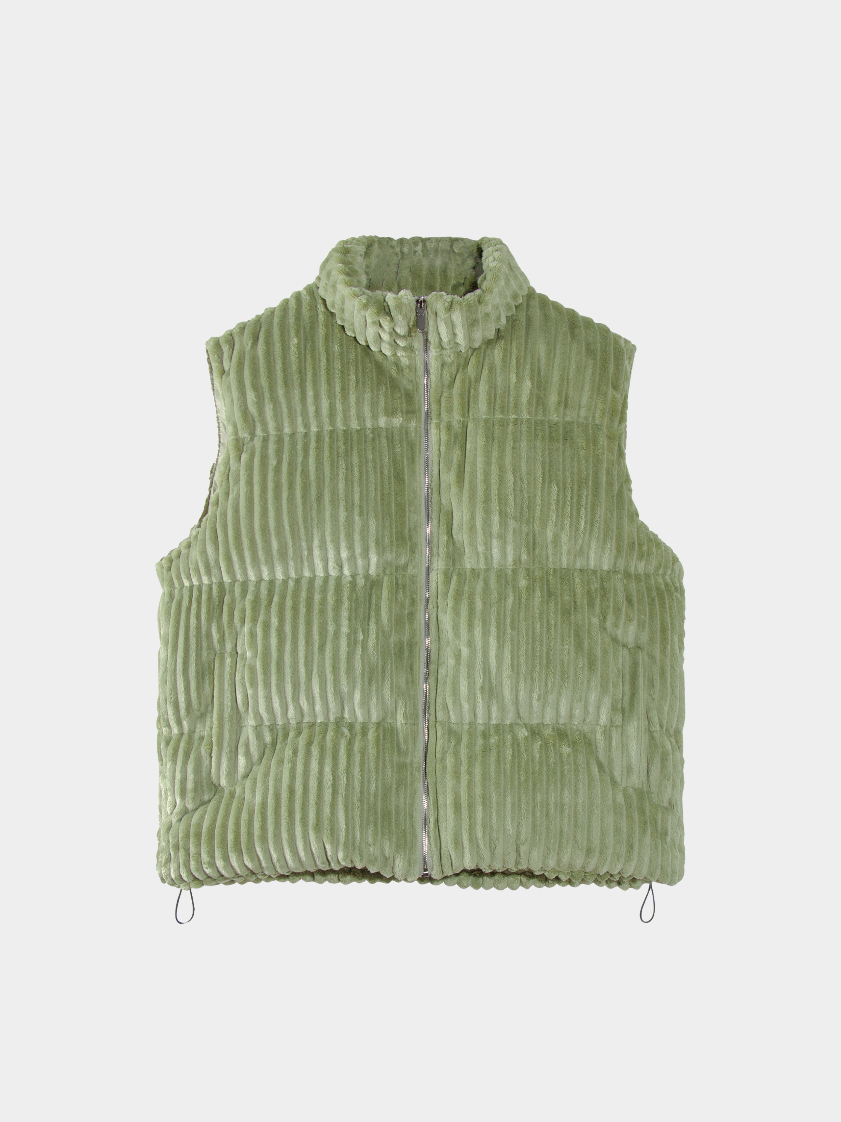 Ember - Unisex Corduroy Stand-Collar Padded Vest