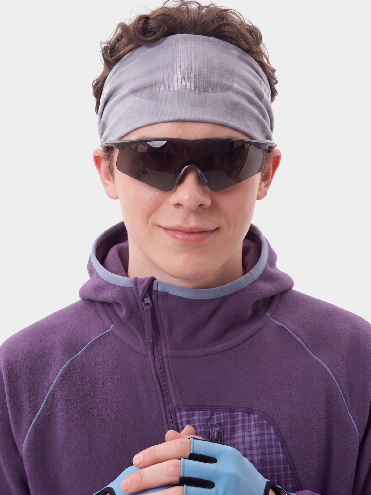 FrameDrift - Half-Rim UV Protection Photochromic Sunglasses