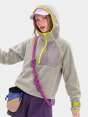 LiteDrift - Unisex Lightweight Textured Fleece Hooded Sweatshirt
