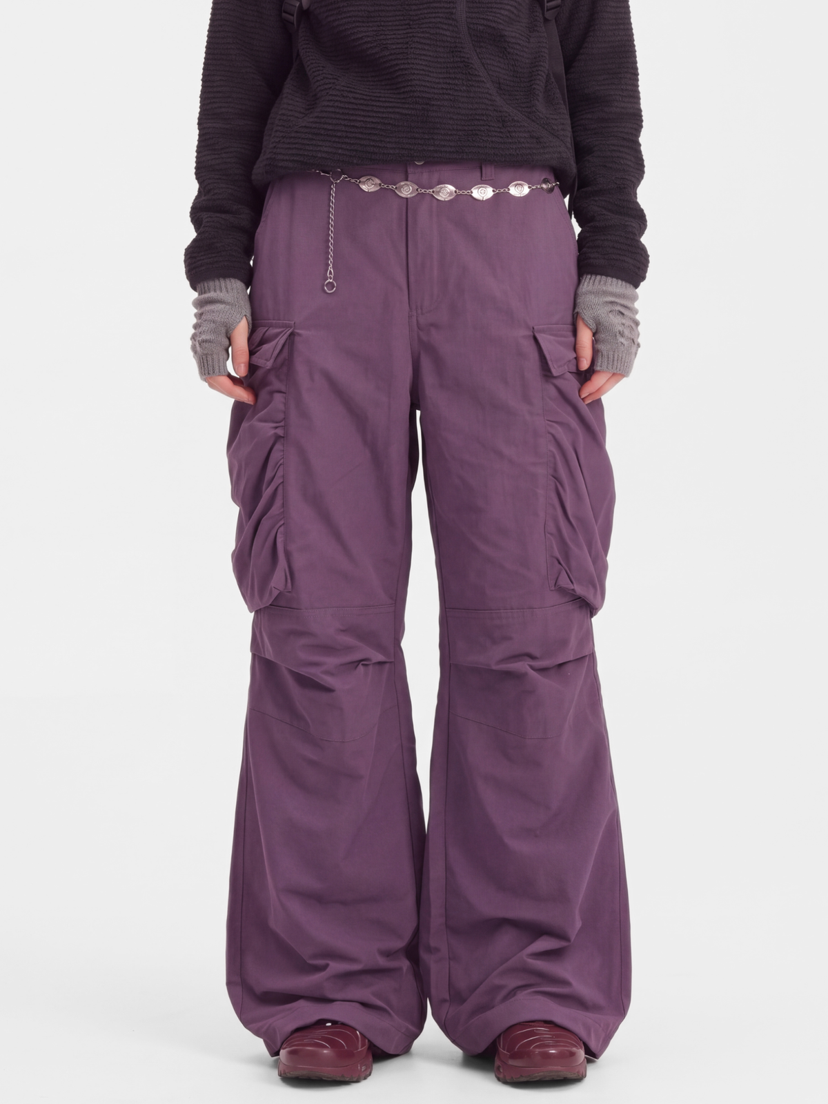 DualSway - Unisex Breathable Large Pockets Wide-Leg Cargo Pants