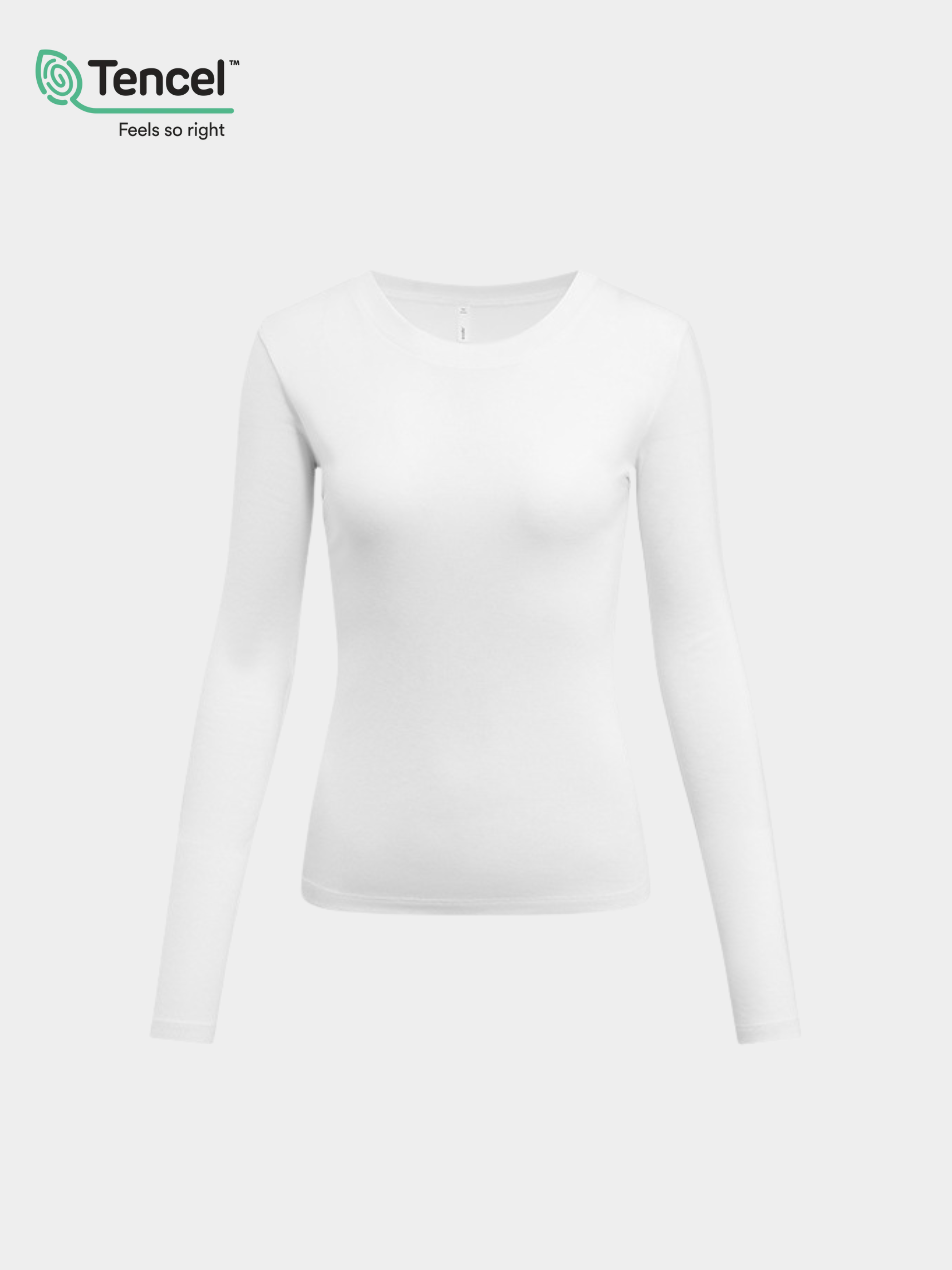 Boreal - Women's Tencel™ Wool Fitted Crew Neck Long Sleeve Top