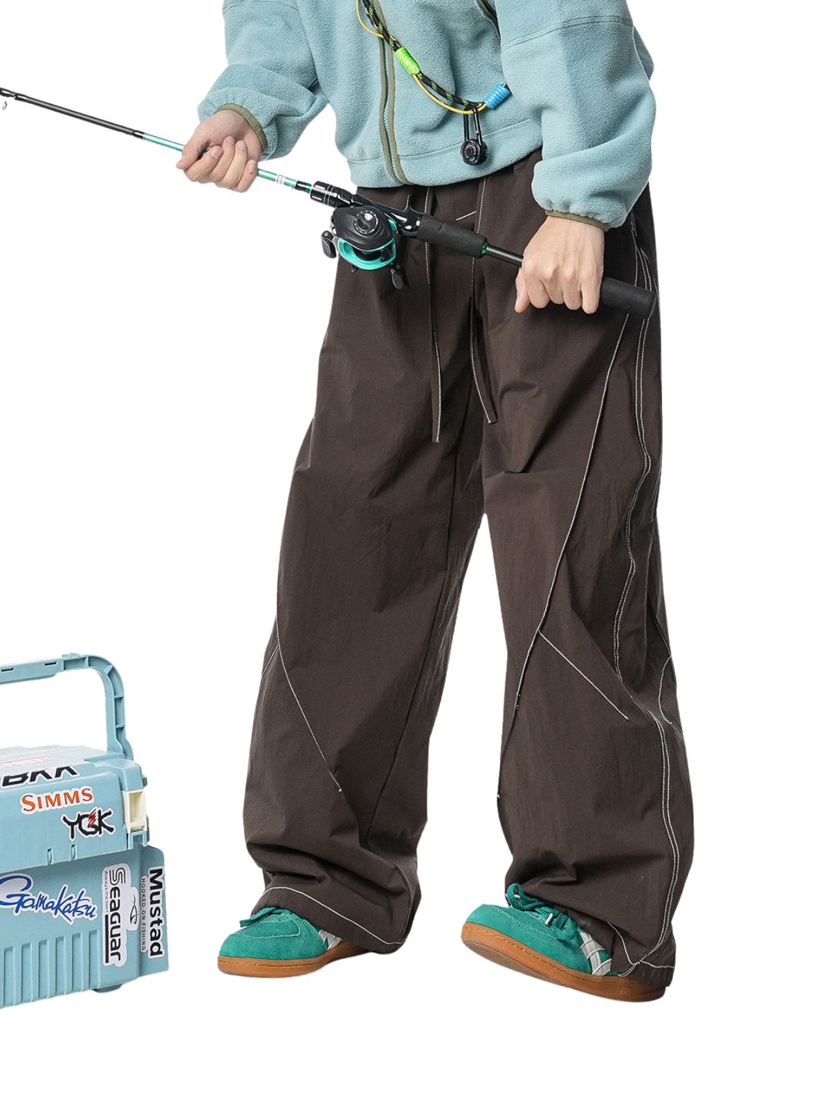 Cragstep - 90% Duck Down Deconstructed Straight-Leg Puffer Pants