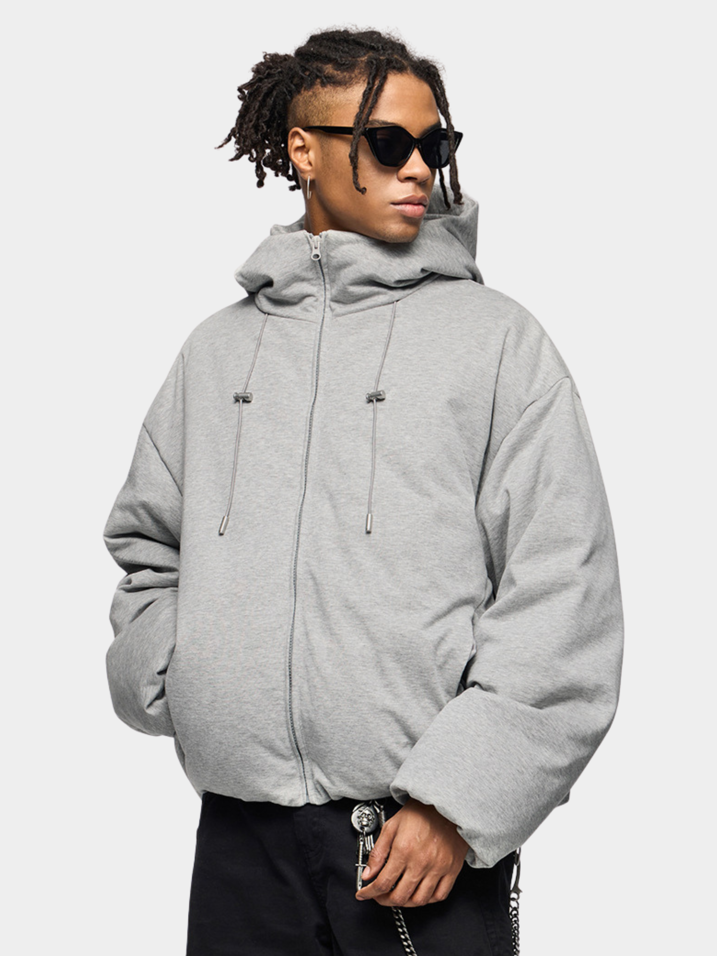 DryCanopy - 90% Duck Down Knit Fabric Hoodie Jacket