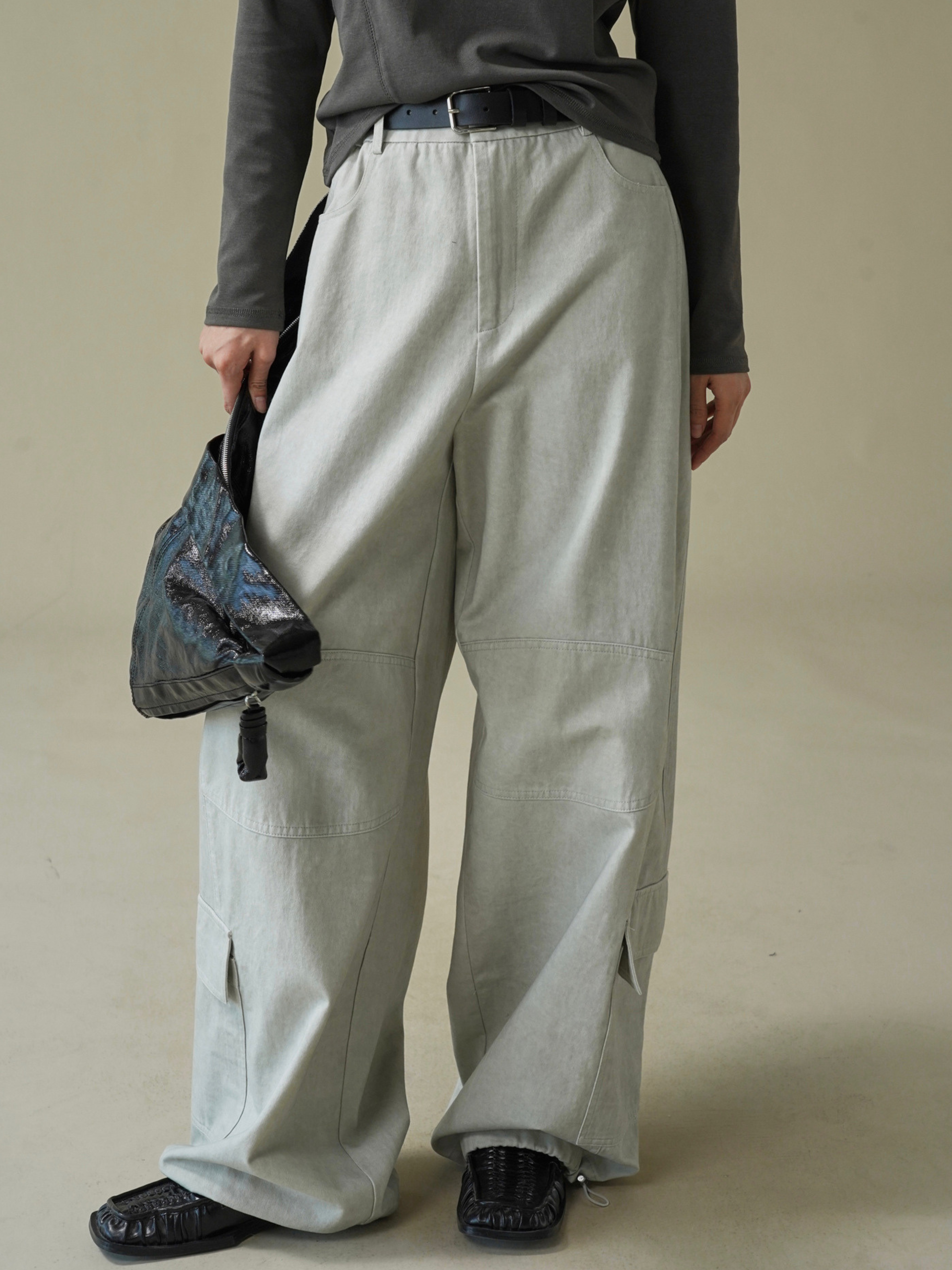 Aquacrest - Women's Wash Utility Large Pockets Cargo Pants