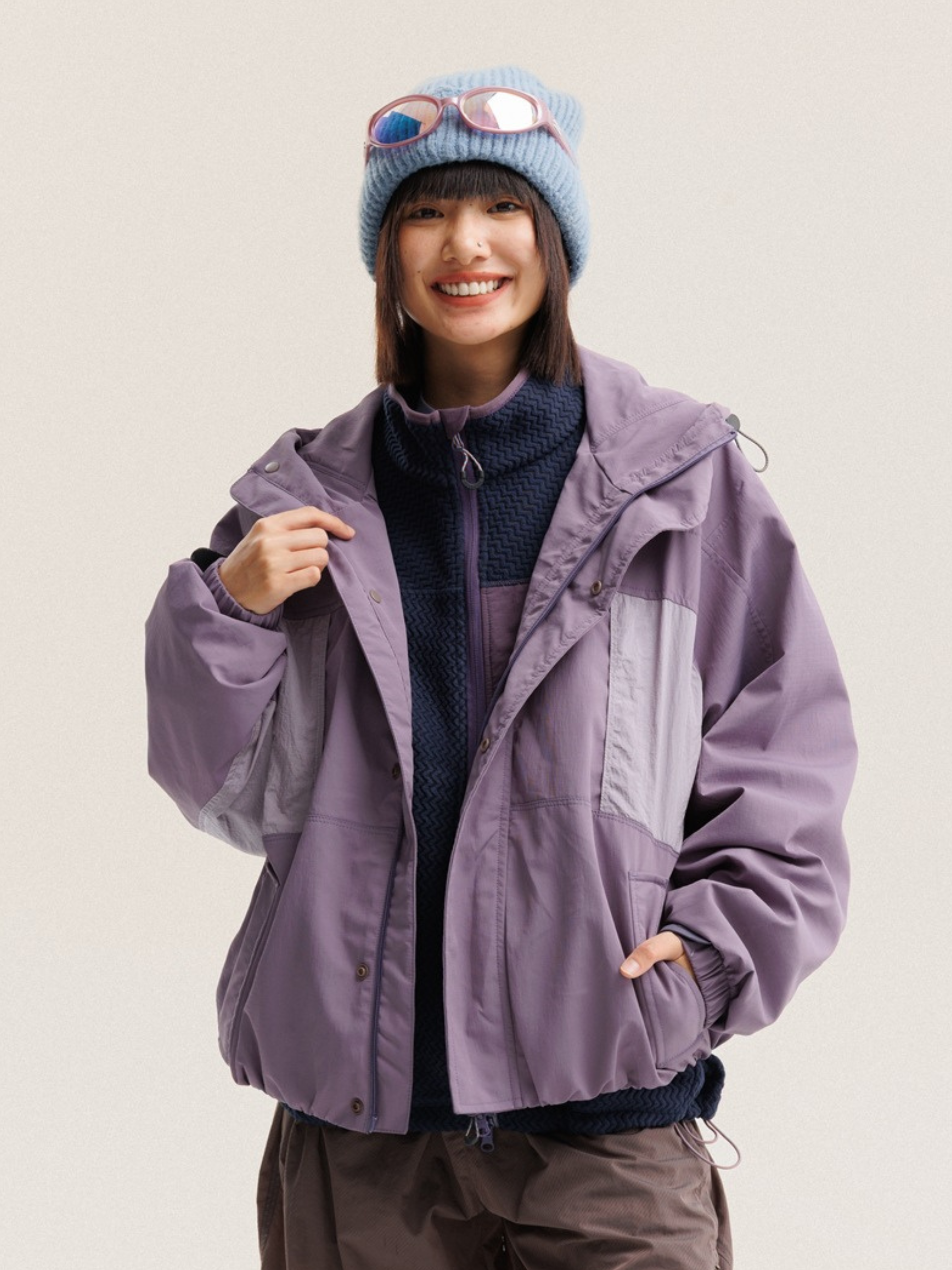 Timbertrail - Loose Fit Waterproof Hooded Jacket
