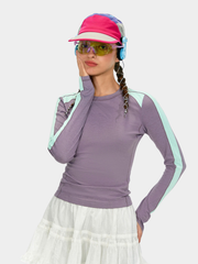 Moonfire - Moisture-Wicking Colorblock Fitted Base Layer Top