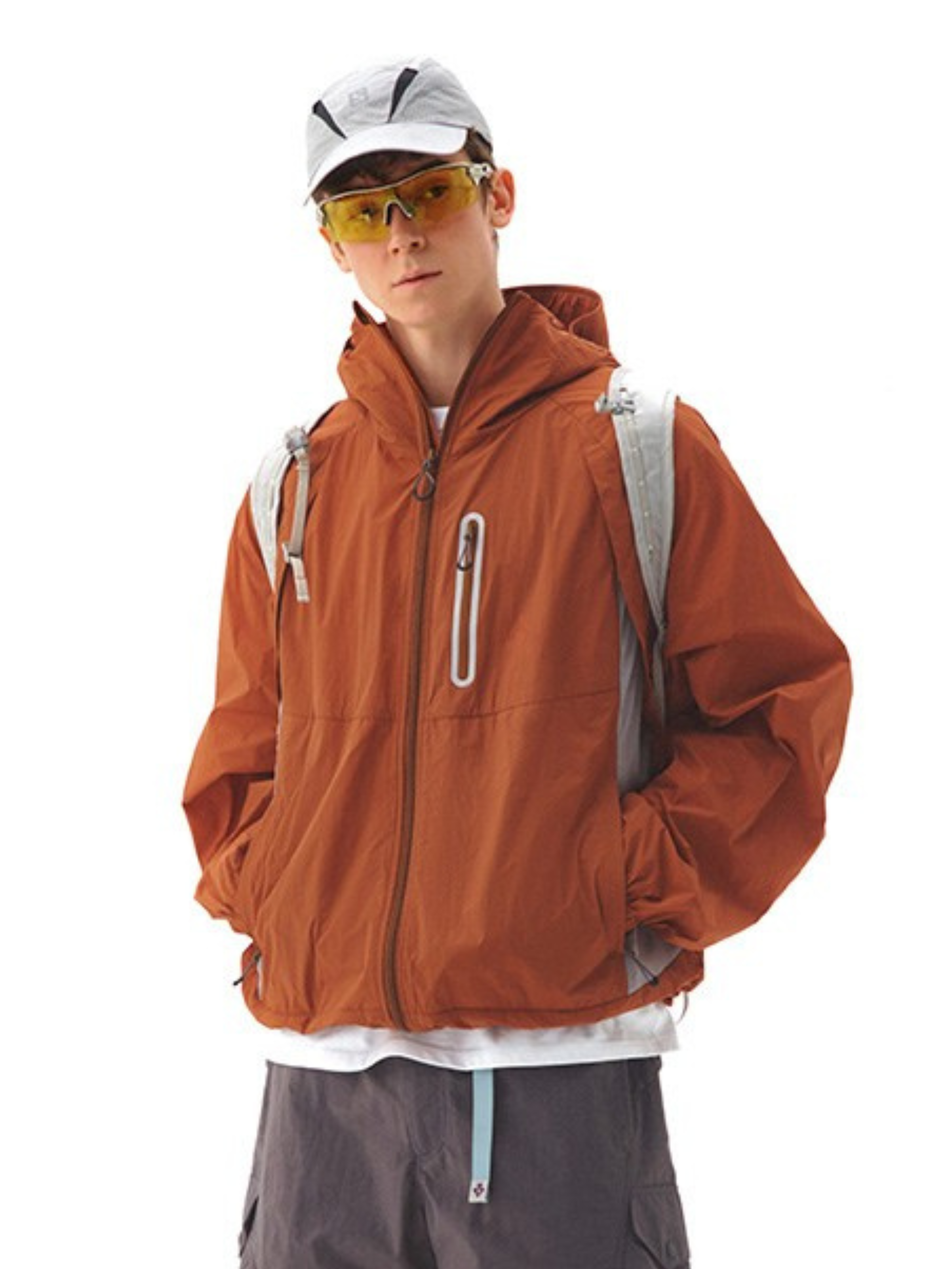 CampCoat - Unisex UPF 100+ Detachable Goggle Face-Shield Sun Jacket