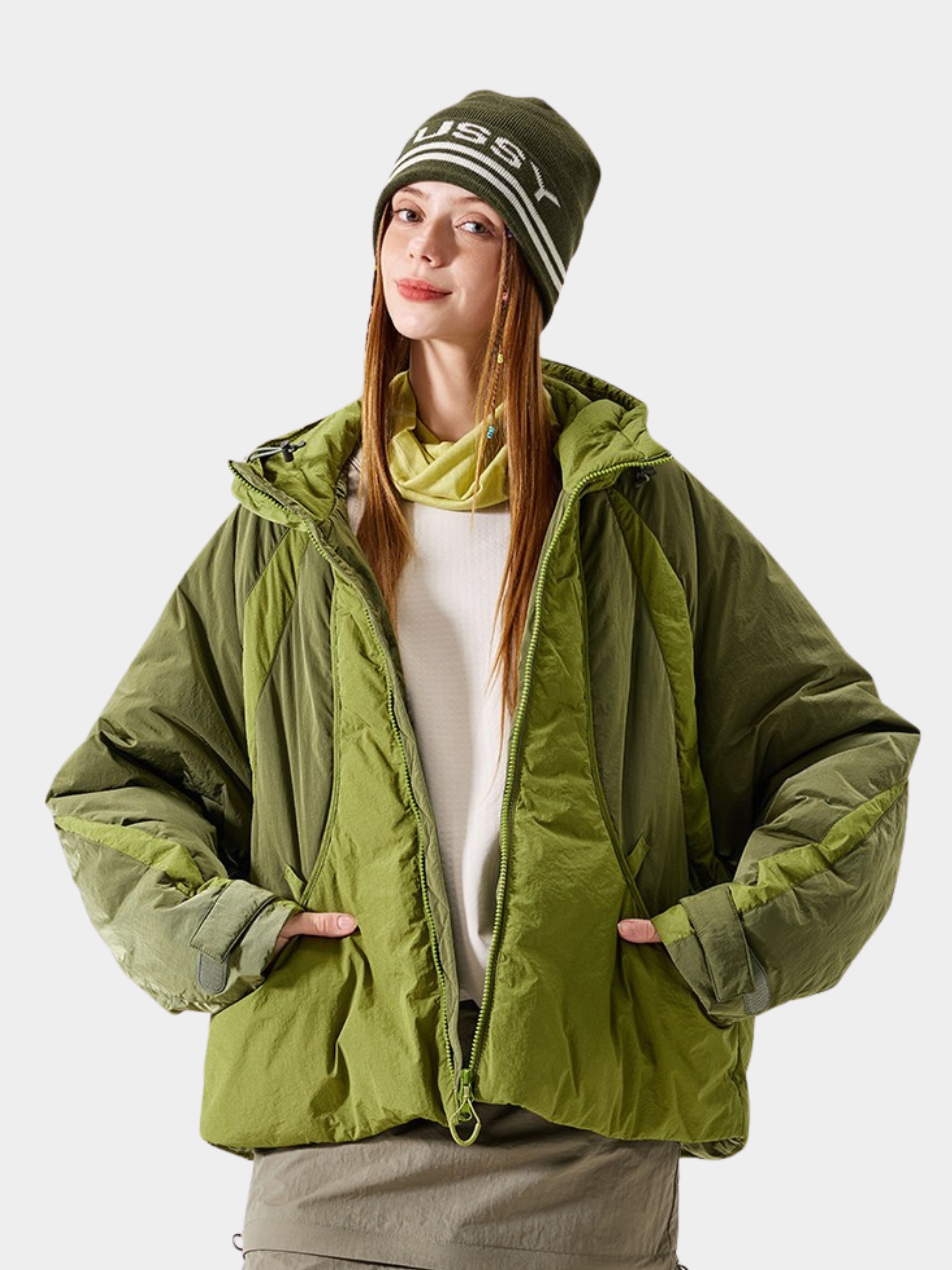 RavenPath - Women's Windproof & Water-Repellent 85% White Duck Down Jacket