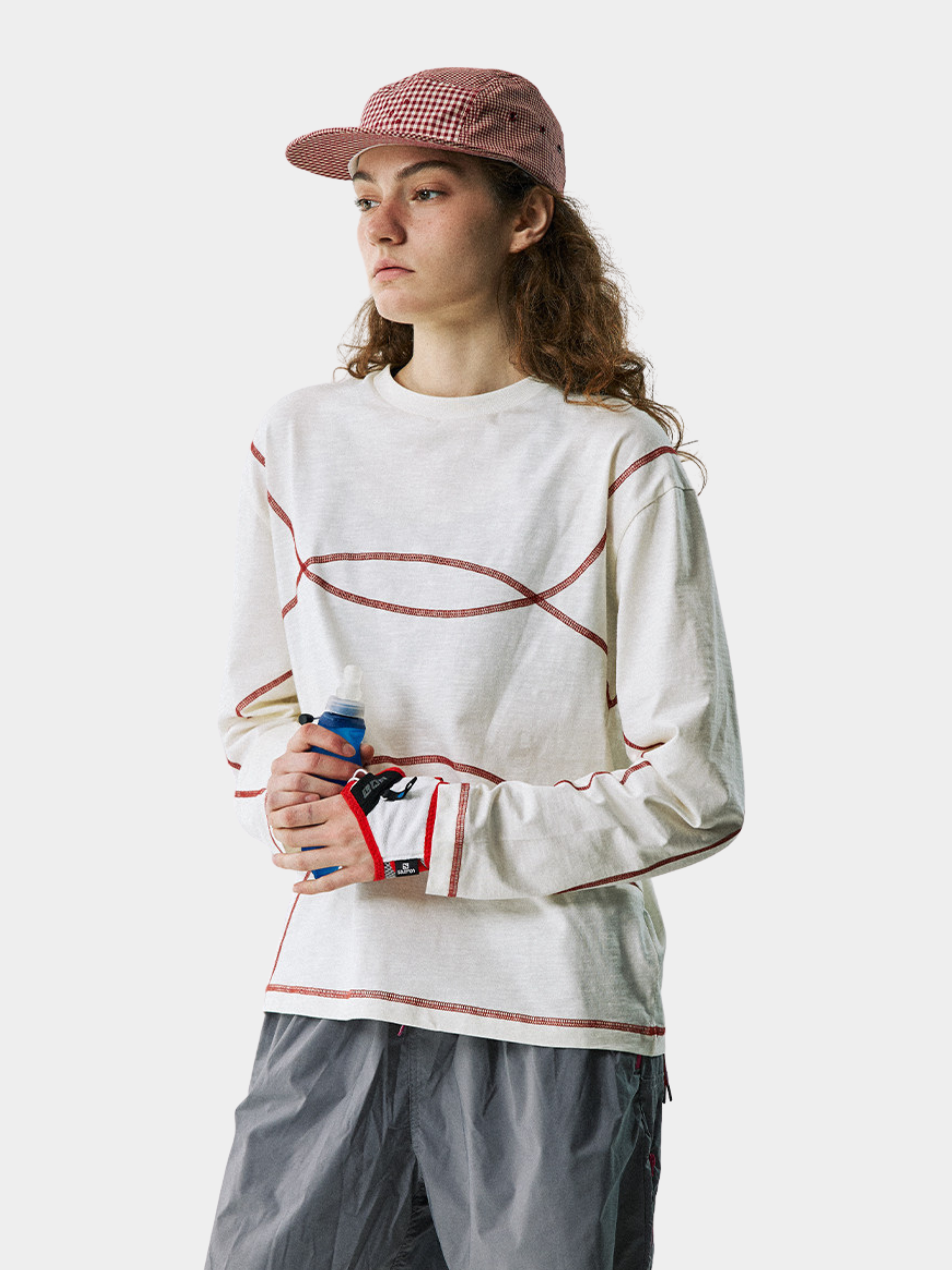 Glacialwind - Unisex Slub Cotton Breathable Running Long Sleeve