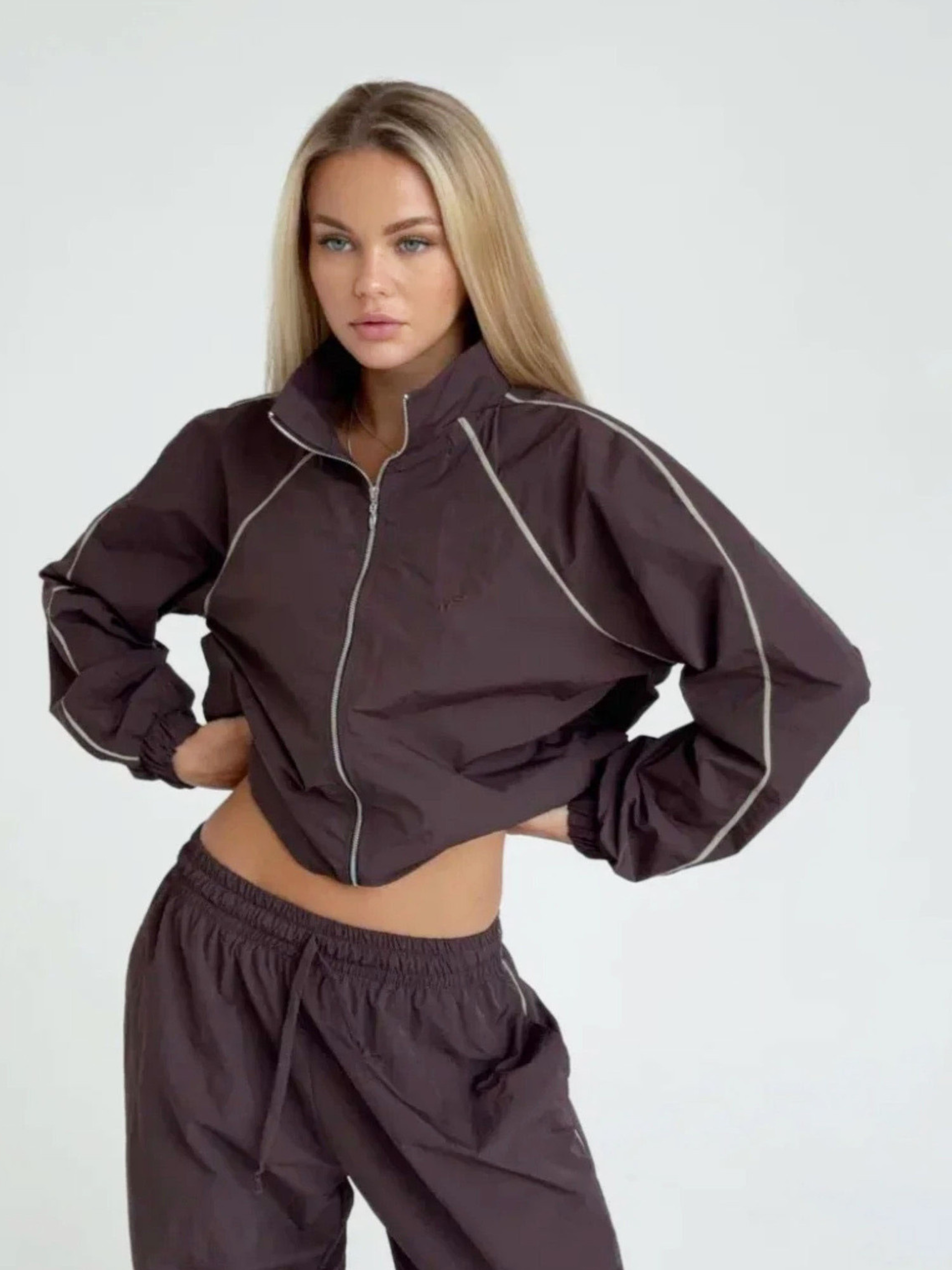 OwlLine - Women's Sporty Casual Streetwear Two-Piece Set GONGGAR SPORTS